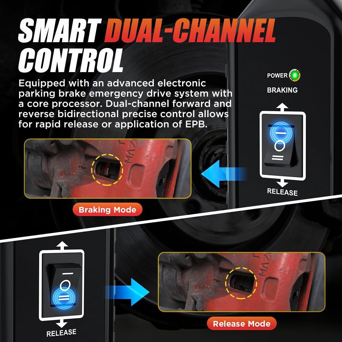 AUTOOL BT10 Electronic Parking Brake Tool Emergency EPB Release Reset and Reset
