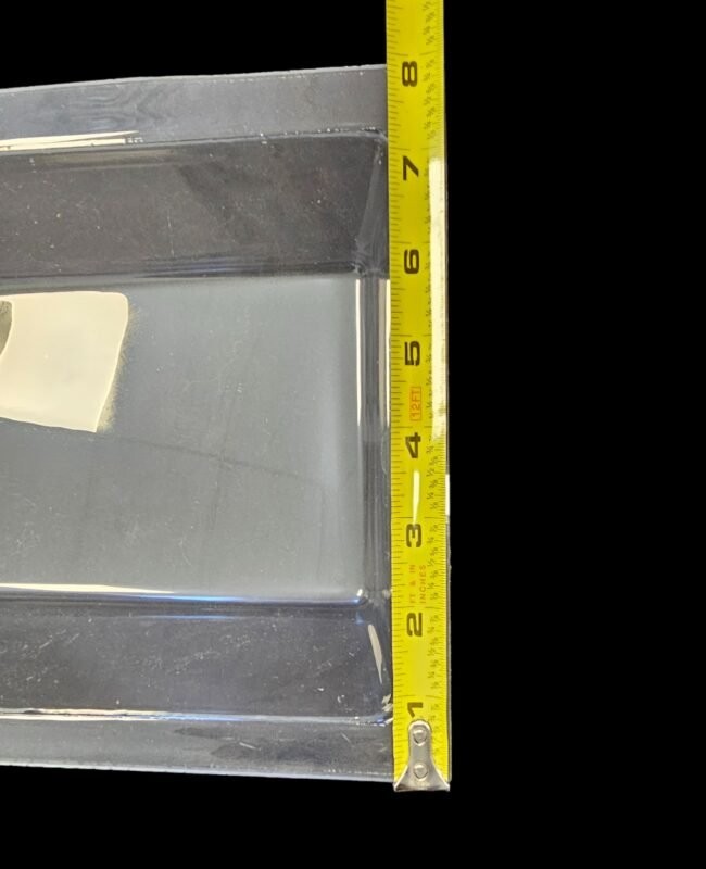F-8013: Clear Vapor Tite Lens | Flat Flange | OD: 50" Length x 7 3/4" Width
