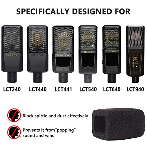 for Creators Foam Windscreen Compatible with LEWITT LCT240 PRO, LCT249,