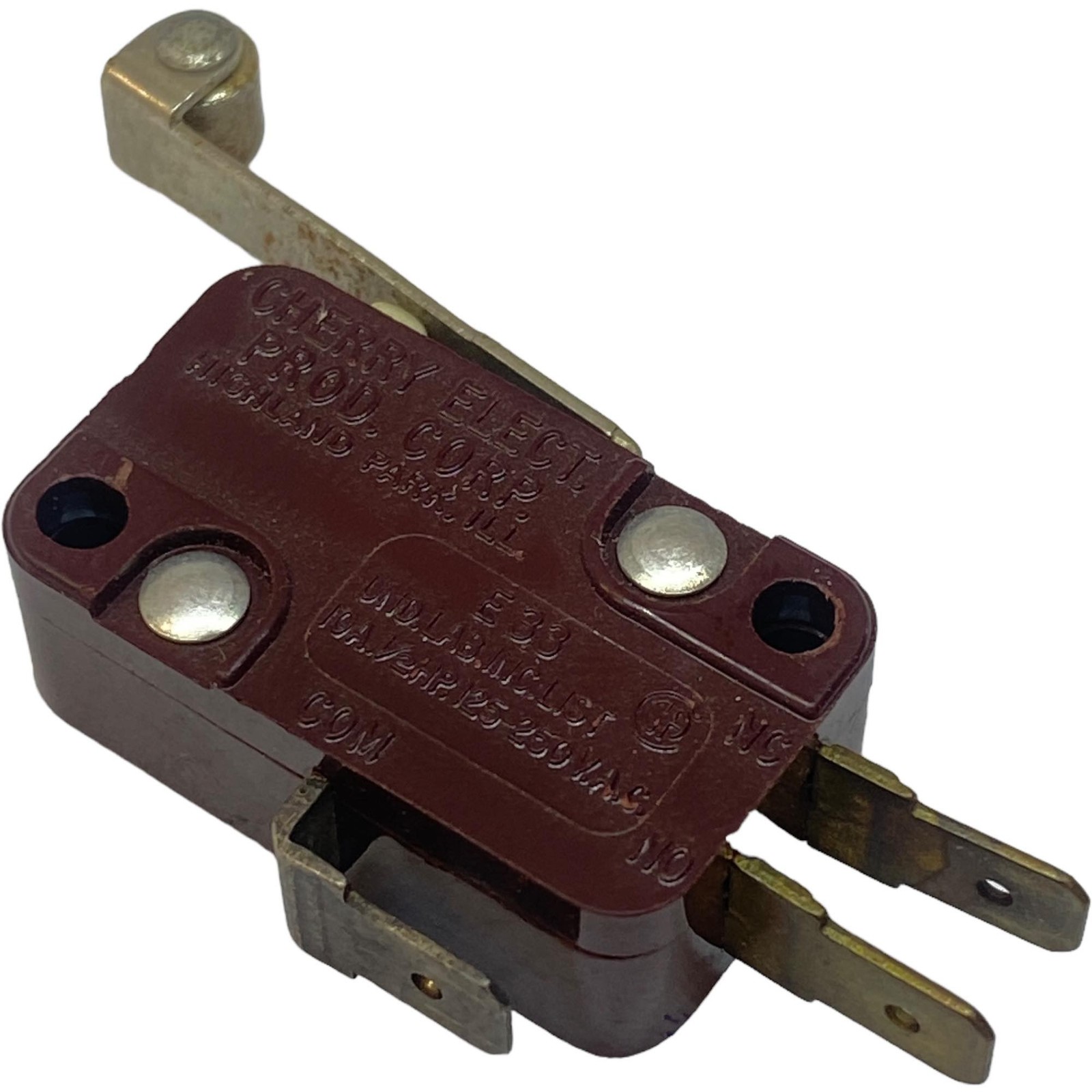E33 Und Lab SPDT Snap Action Microswitch Roller Switch 10A/125-250Vac