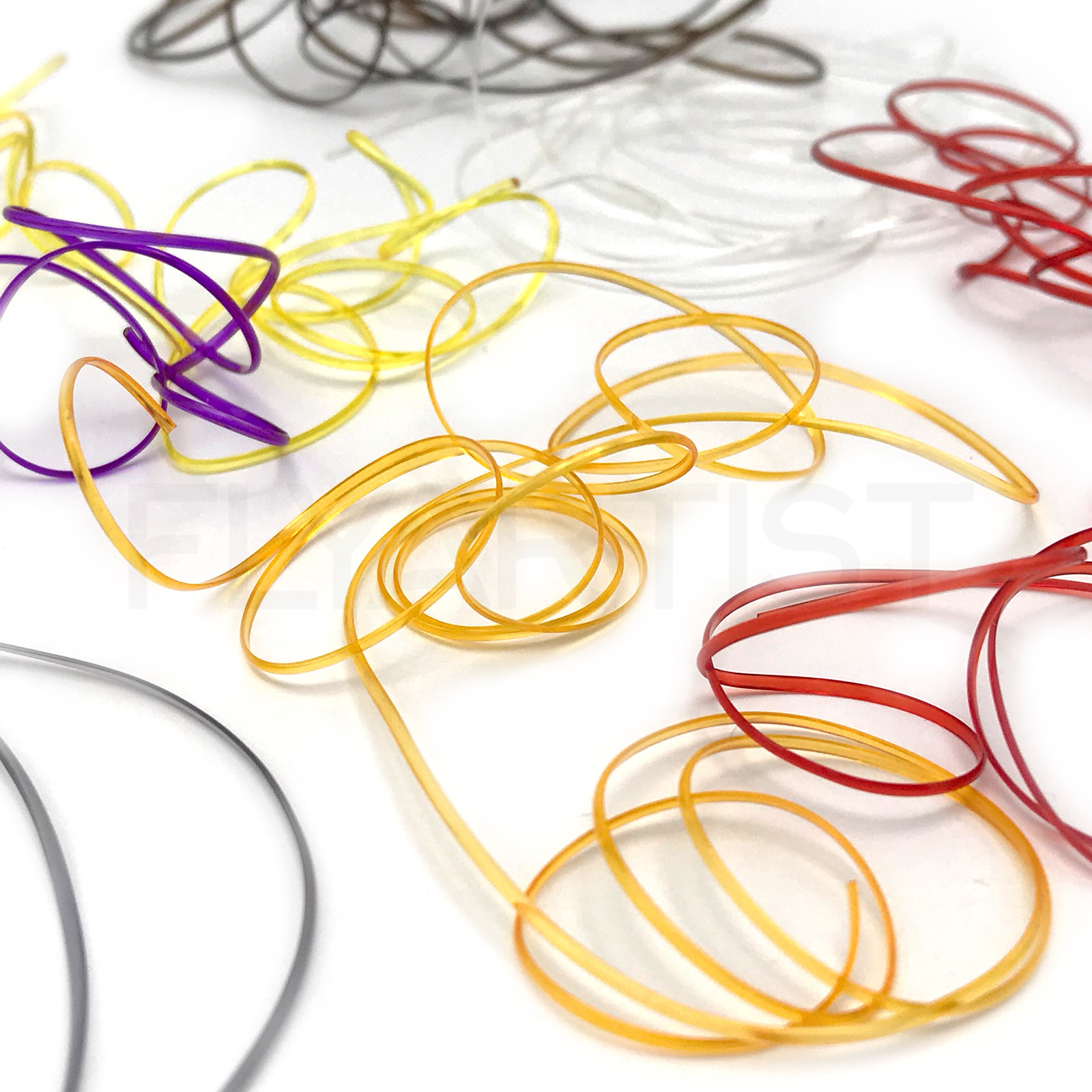 HALF ROUND D RIB - Hareline Fly Tying Vinyl Ribbing Material in 20+ Colors NEW!