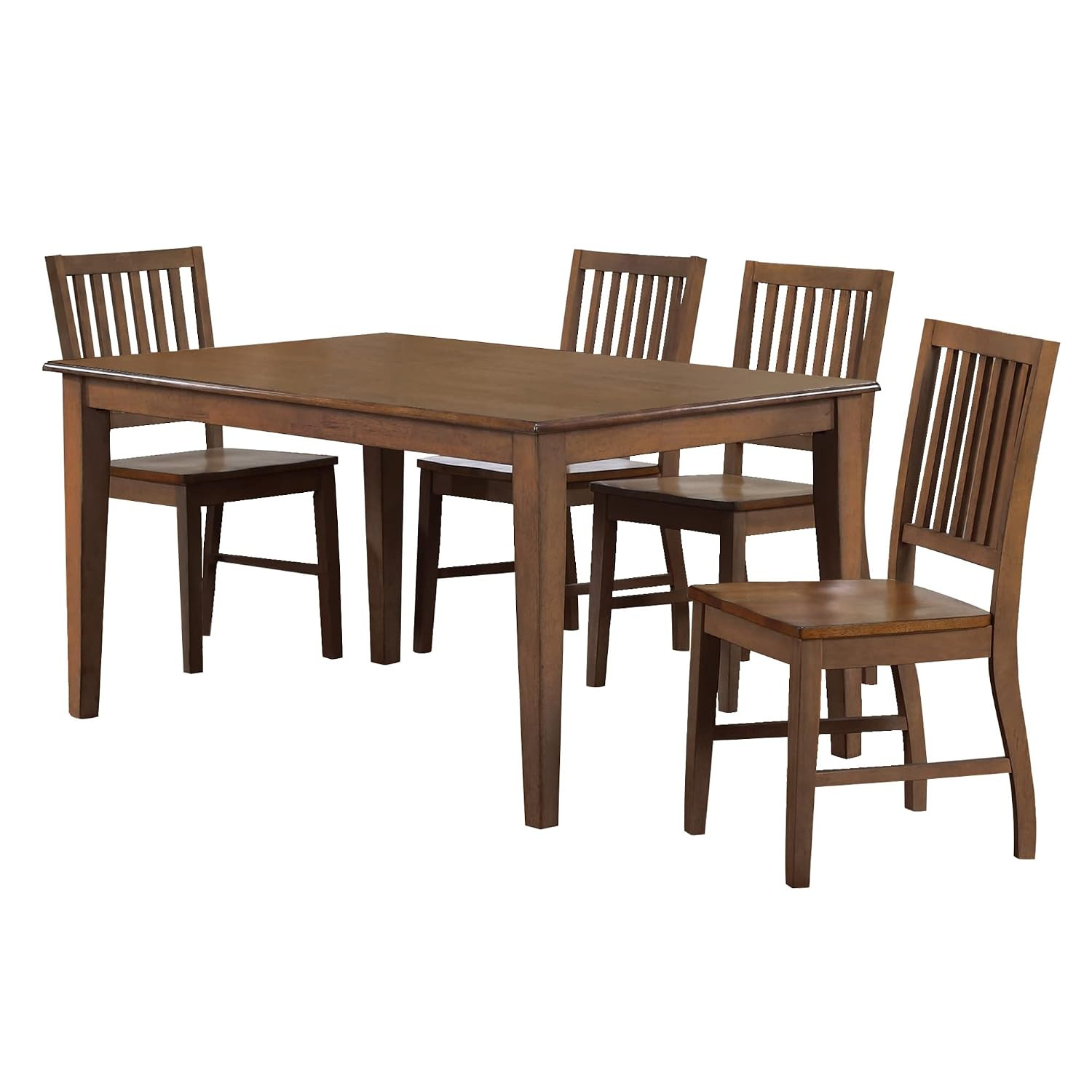 Simply Brook Dining Table Set, Amish Brown