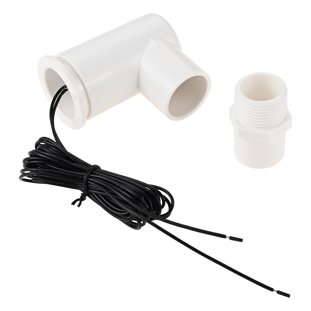 1/2/6Pack White SS2 Float Switch with 3/4 Inch Adaptor and 6ft Wire