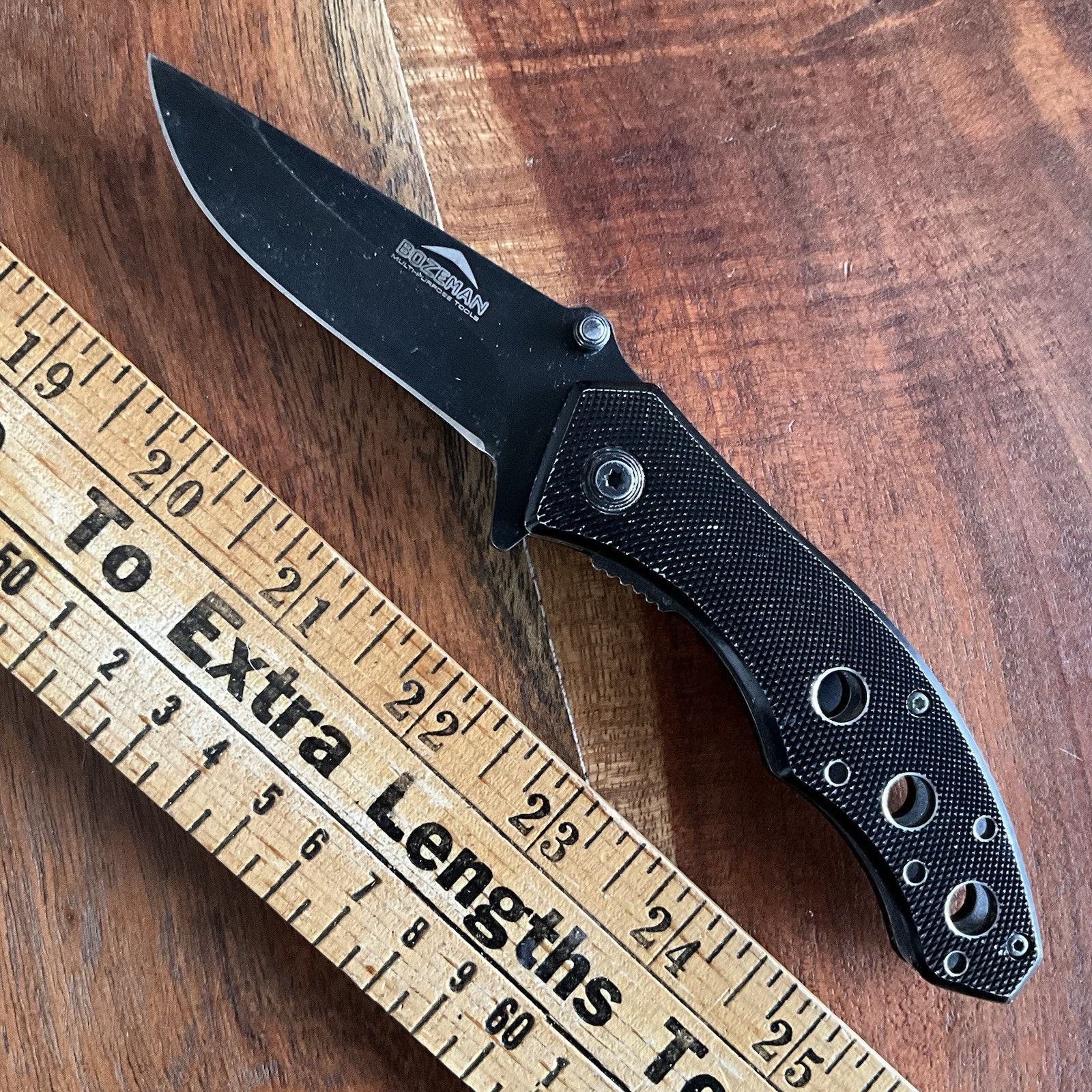 Bozeman - Folding Pocket Knife - Stainless Steel / 3" Straight Blade