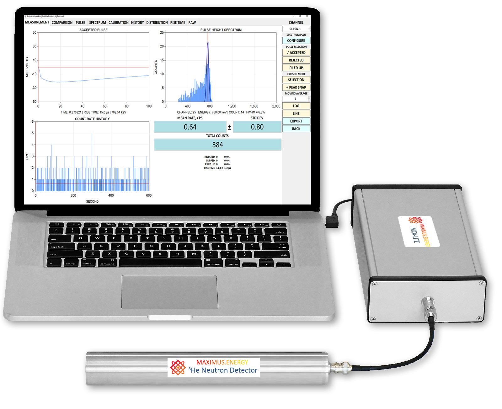 NEUTRON-X:  Noise-Resistant  He-3 Neutron Detector/Spectrometer System