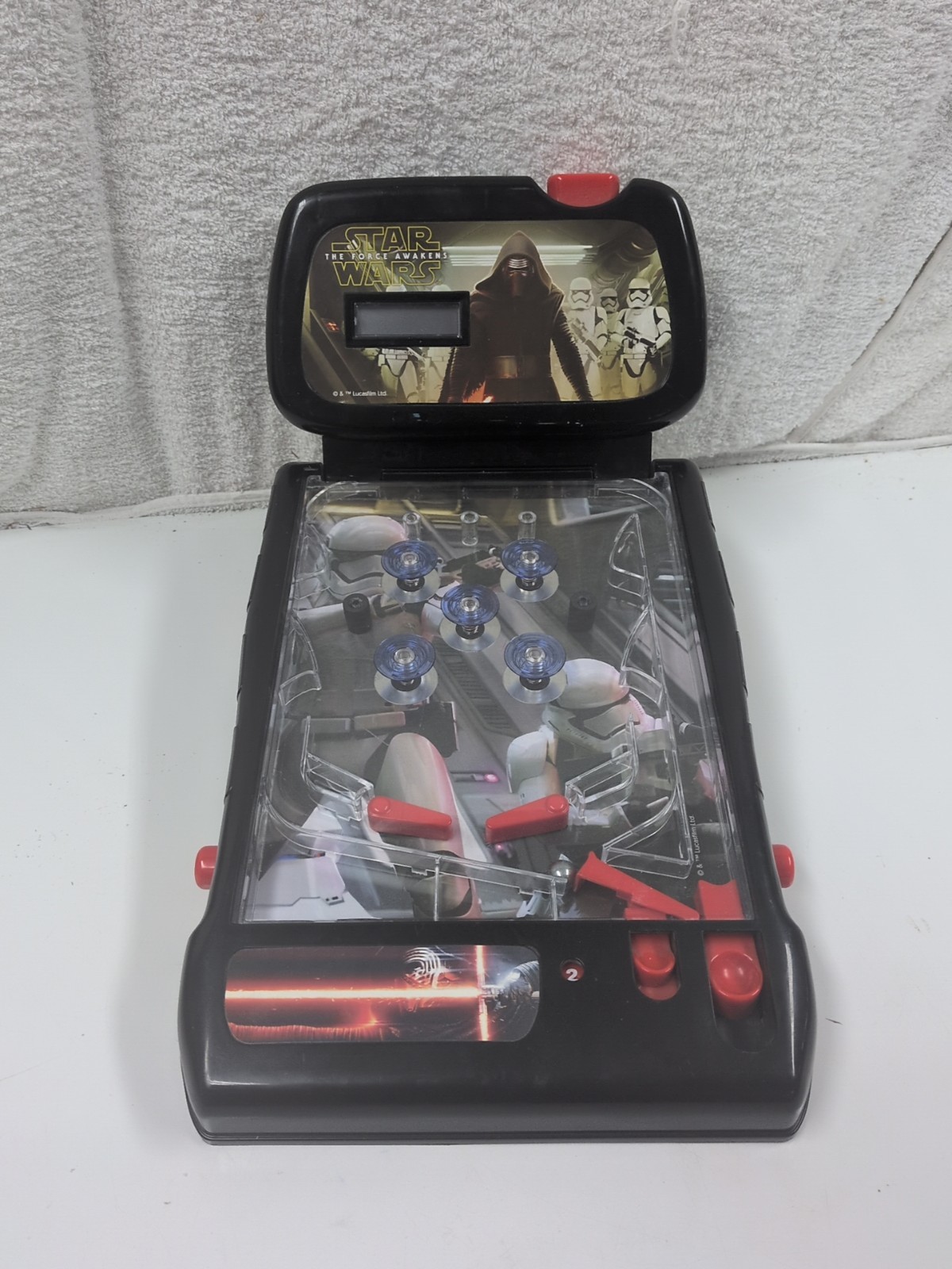 Star Wars Pinball Machine The Force Awakens Tabletop Electronic 2009 TESTED