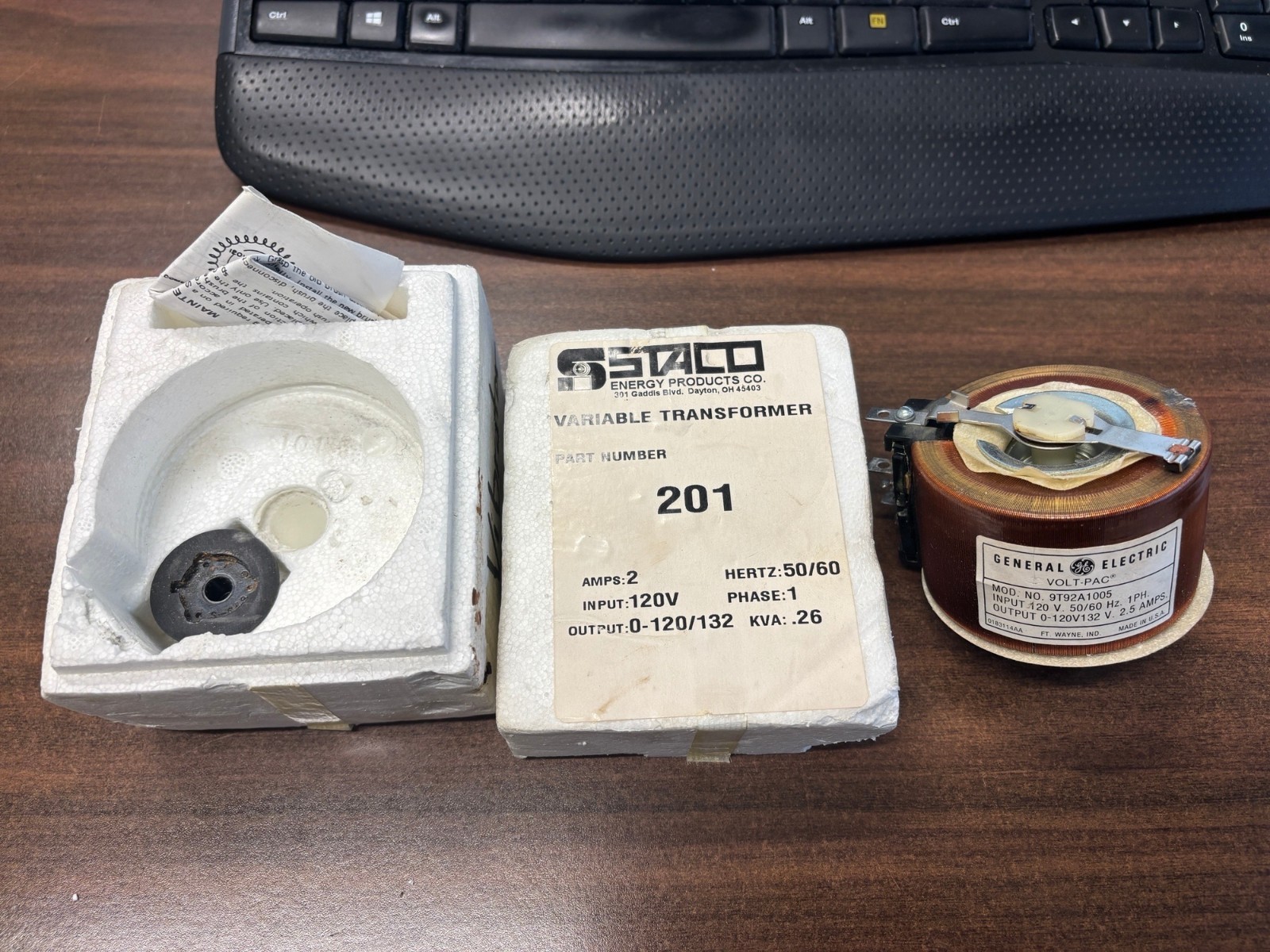 Staco Energy General Electric #201 Variable Transformer
