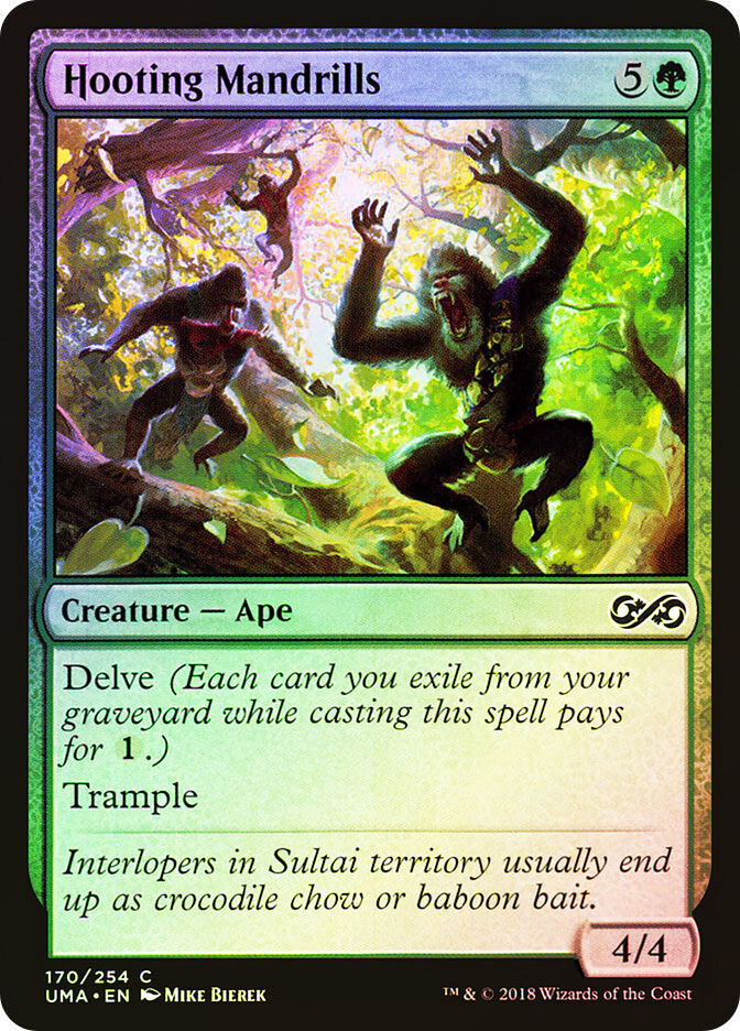 MTG FOIL Hooting Mandrills  - Ultimate Masters #170