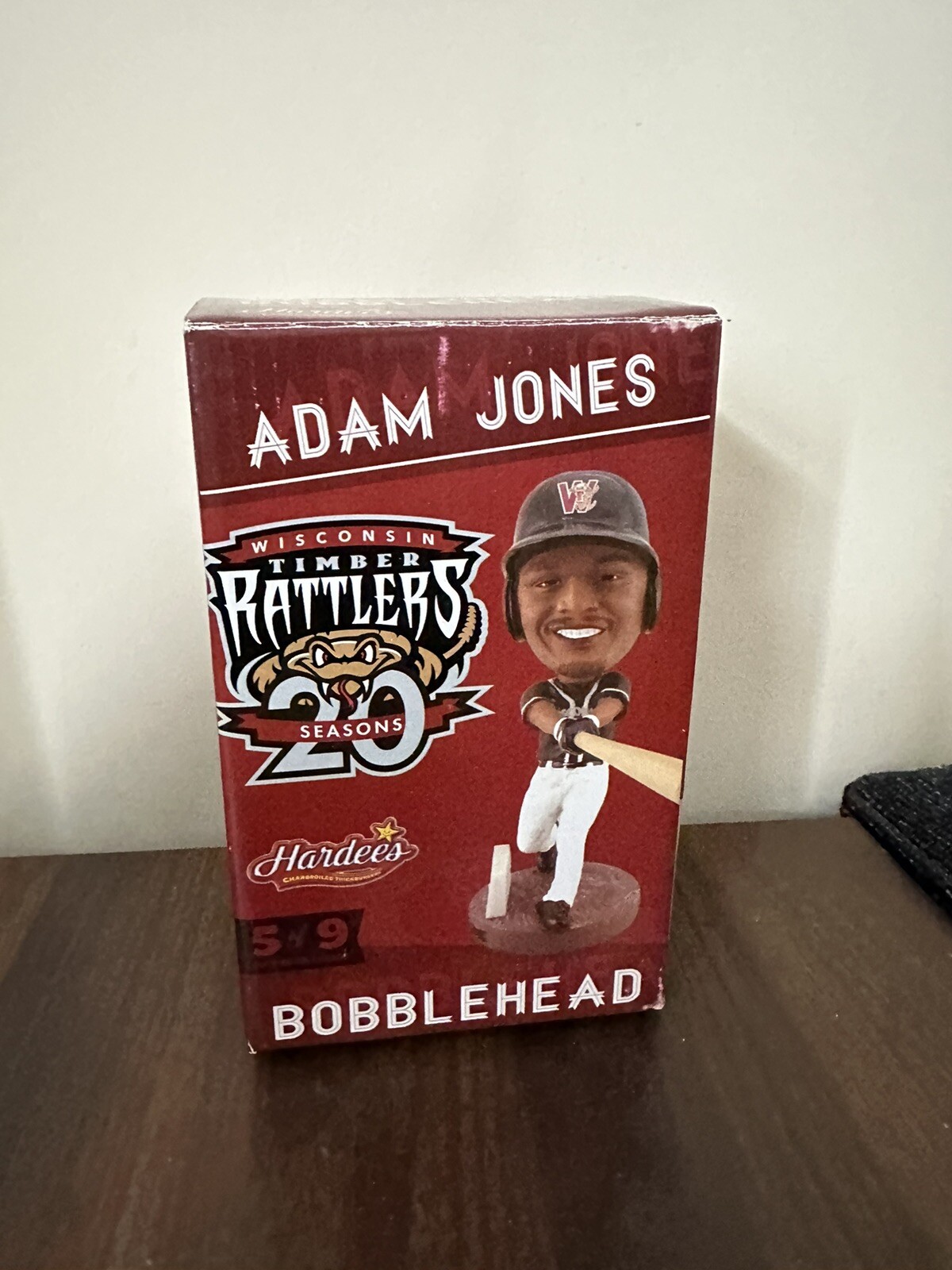 2014 Adam Jones Bobblehead Wisconsin Timber Rattlers NIB