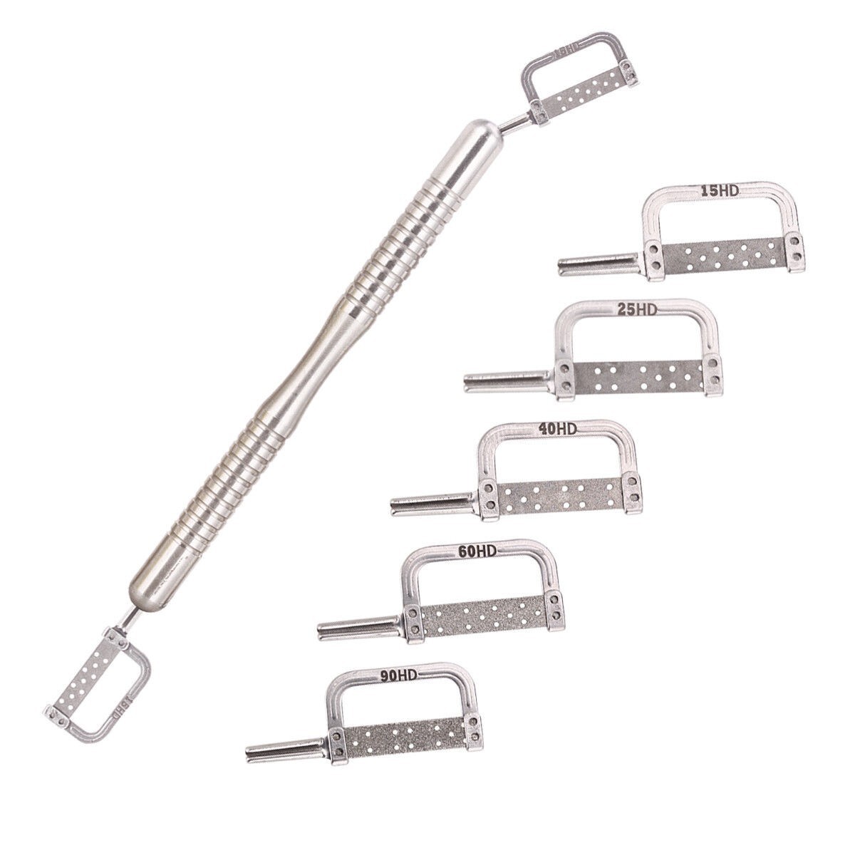 Dental Orthodontic Interproximal Enamel Reduction Handle+IPR Strip 15 25 40 60