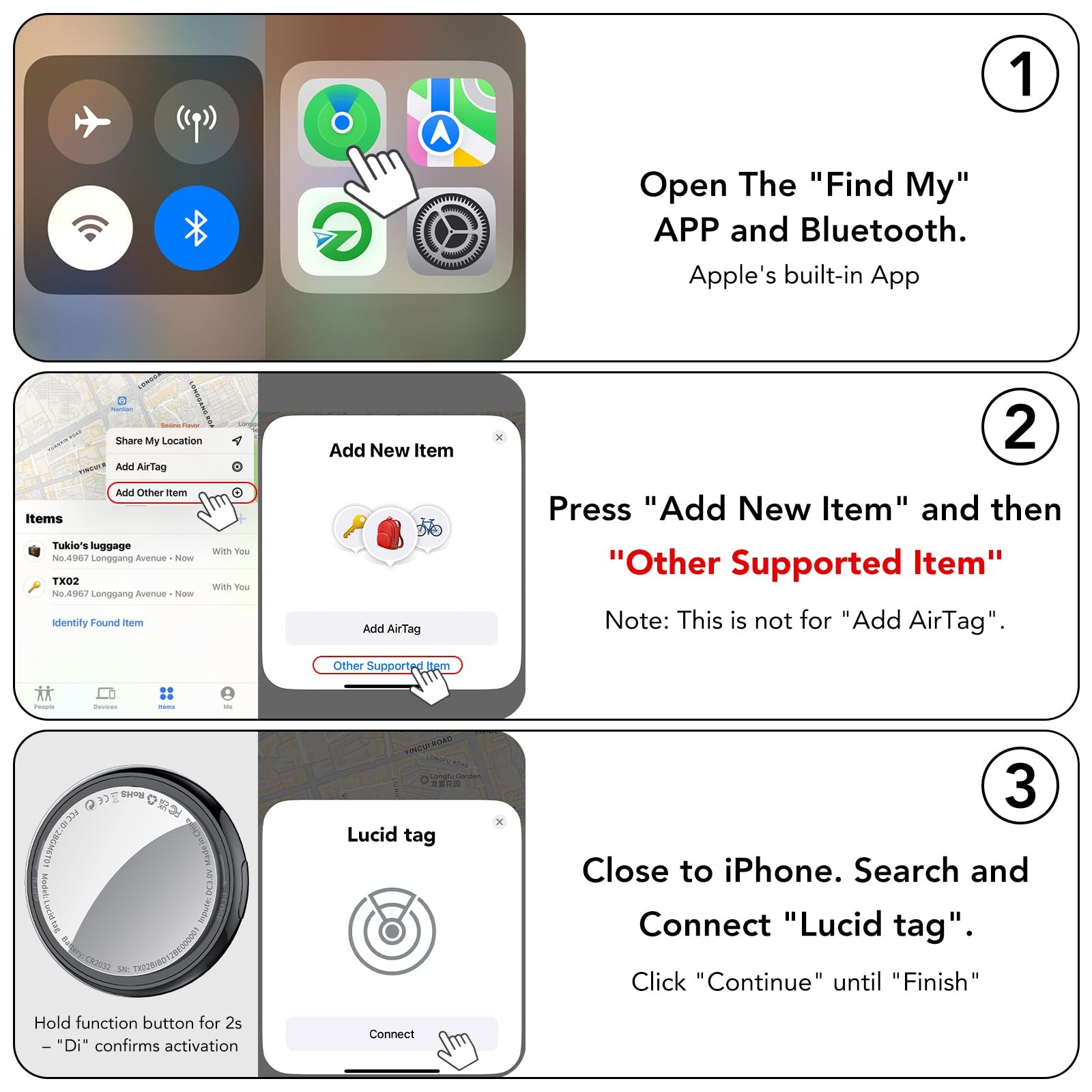 2026 New [Apple MFi Certified] Air Tracker Tags-4 Pack (iOS Only), Bluetooth ...