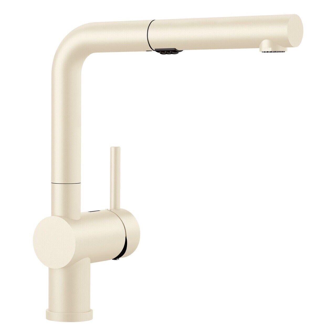 Blanco Linus 1.5-GPM Low Arc Pull-Out Dual Spray Kitchen Faucet, Biscuit 526372