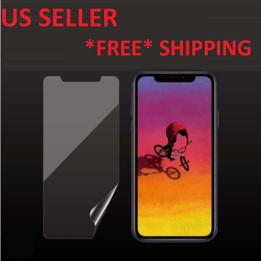 IXR02 1x 2x Apple iPhone XR 6.1" Front Screen Protector Matte Anti-Glare Cover