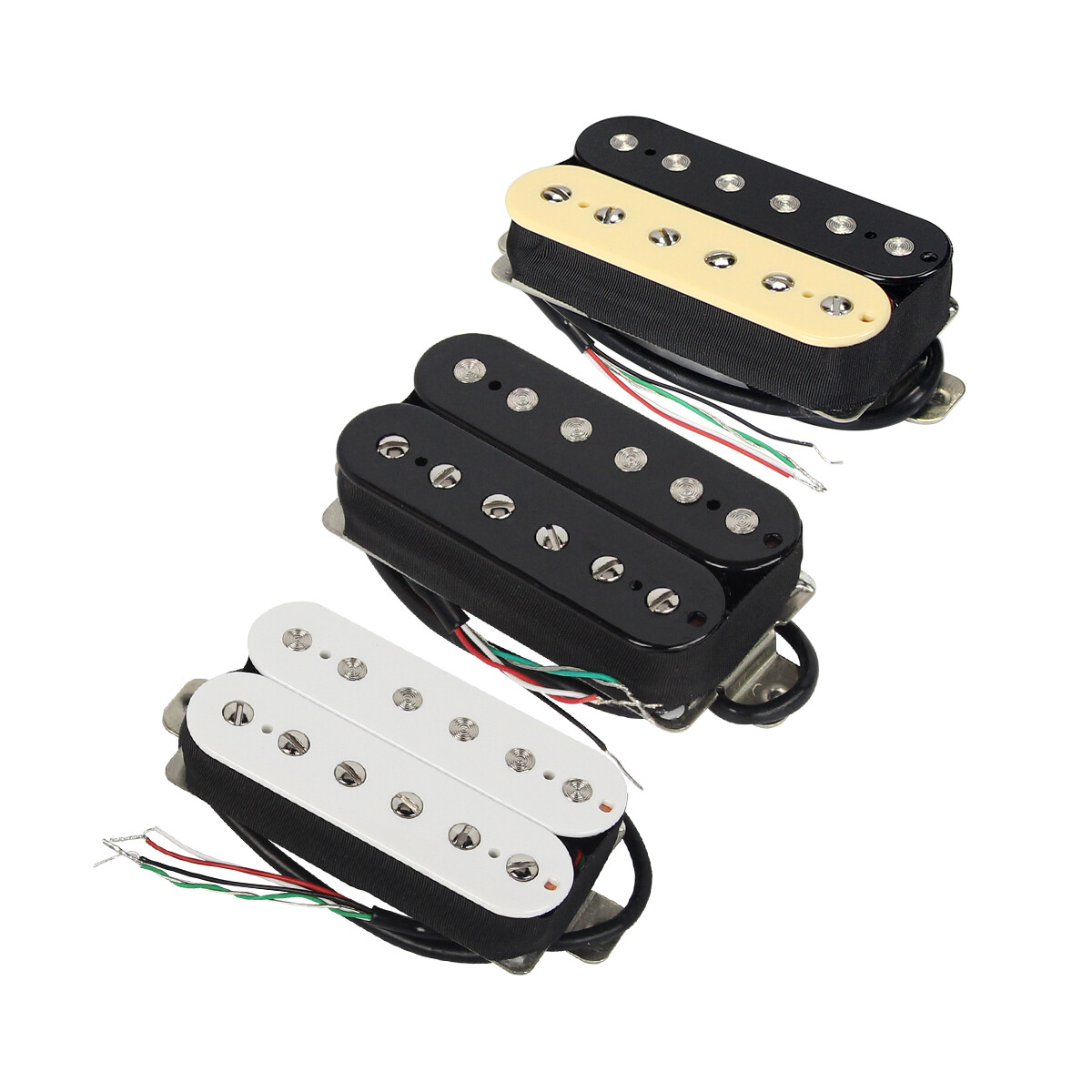 FLEOR ST LP Humbucker Electric Guitar Neck or Bridge Pickup Double Coil Ceramic