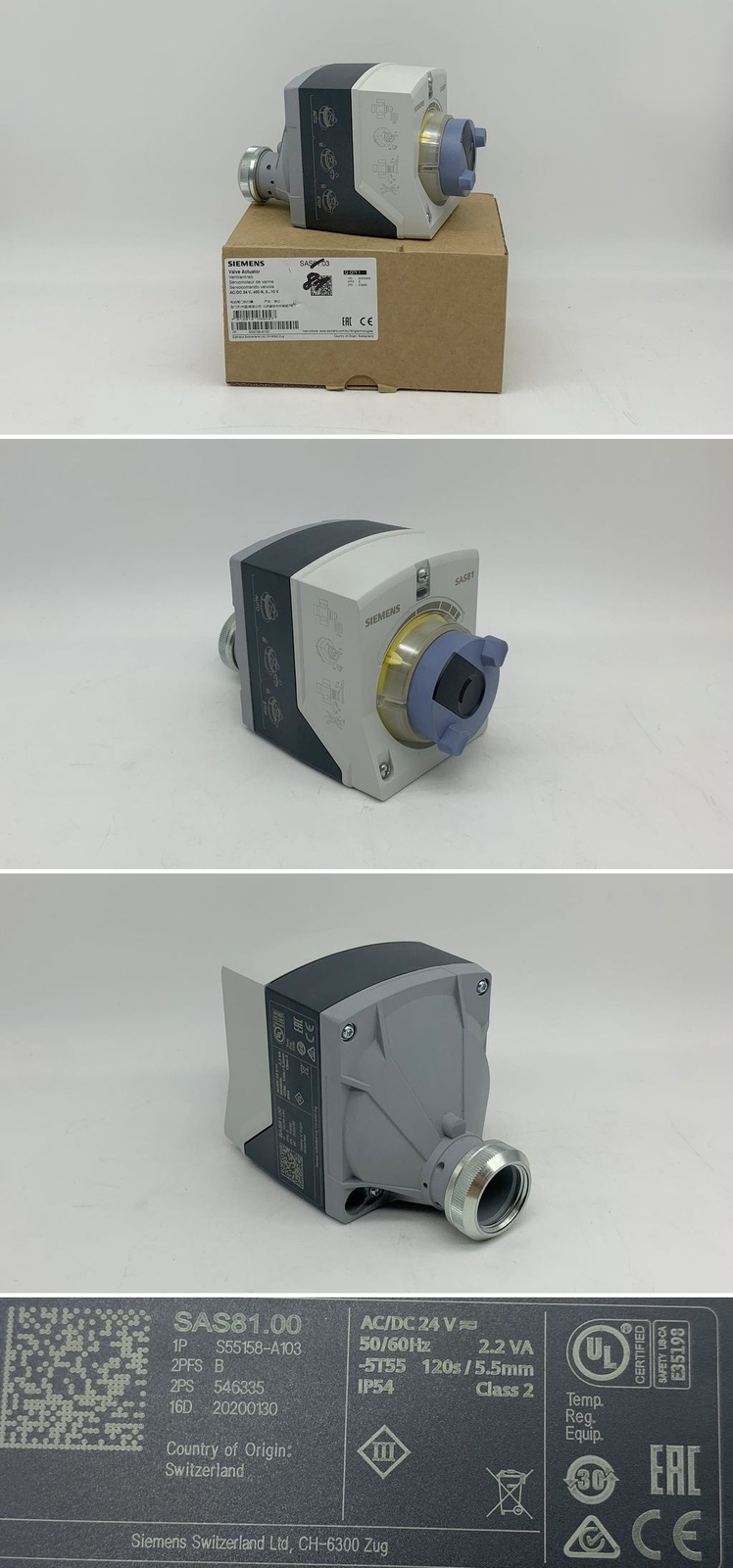 LK2215 Actuator Siemens SAS81.00