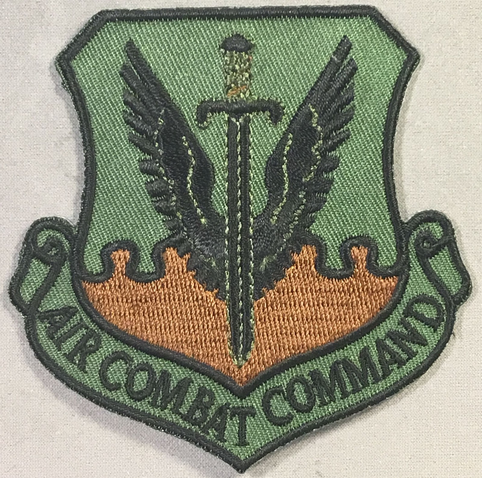 USAF Air Combat Command subdued licensed patch
