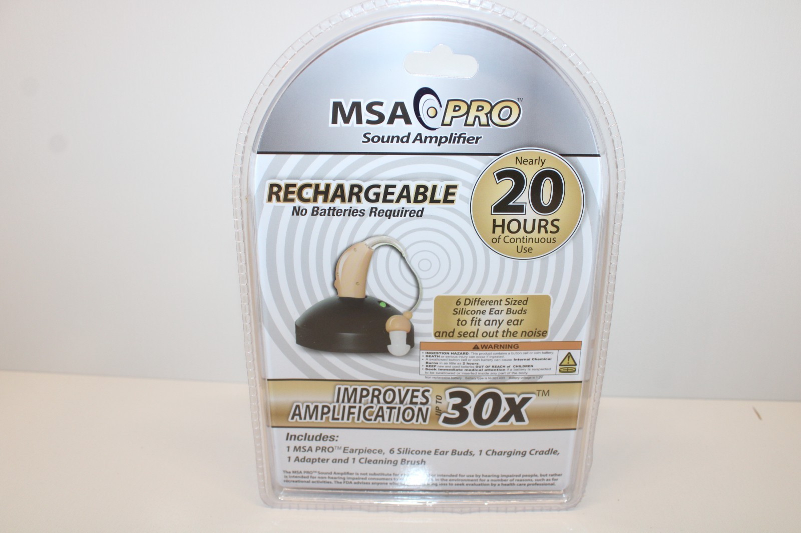 MSA Pro Sound Amplifier New Sealed