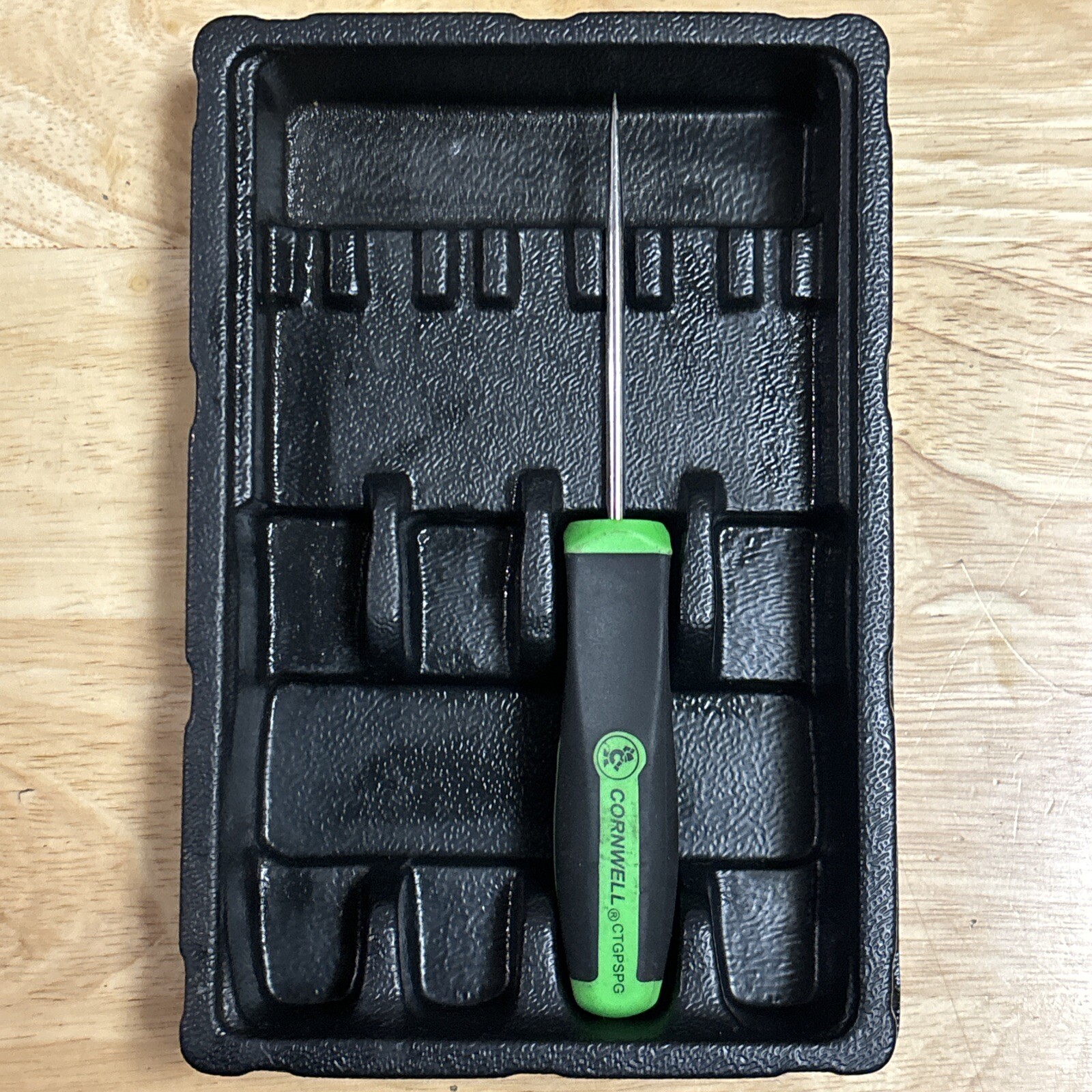 Cornwell Tools Mini Pick Set Tray Holder Organizer For Square Handles TRAY ONLY