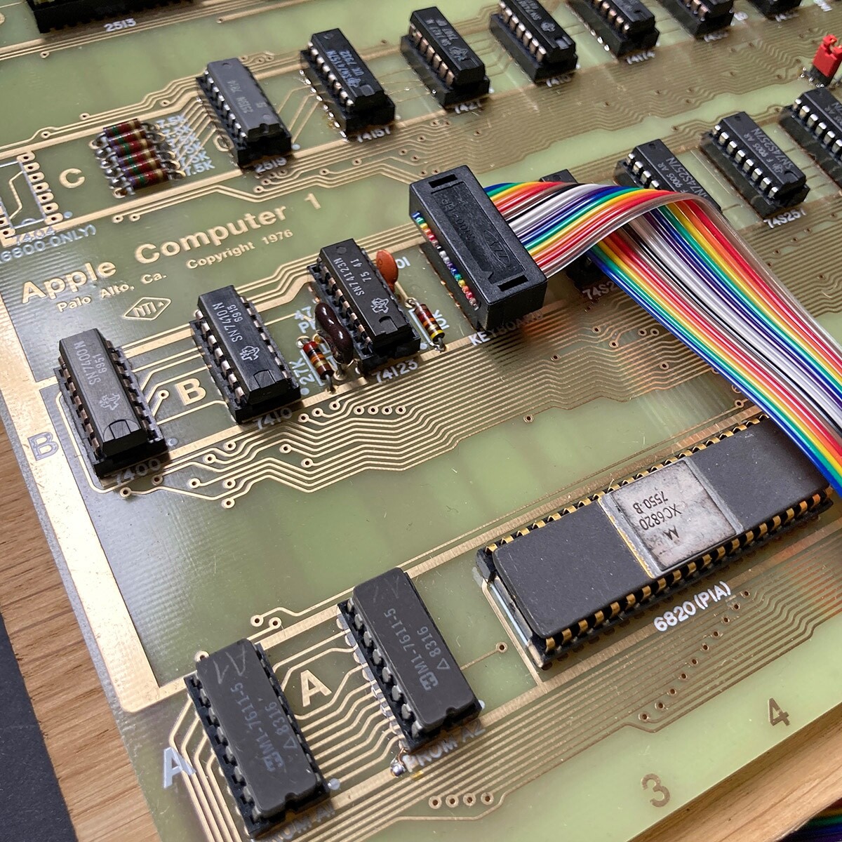 Apple 1 ASCII keyboard adapter for Datanetics replica mimeo