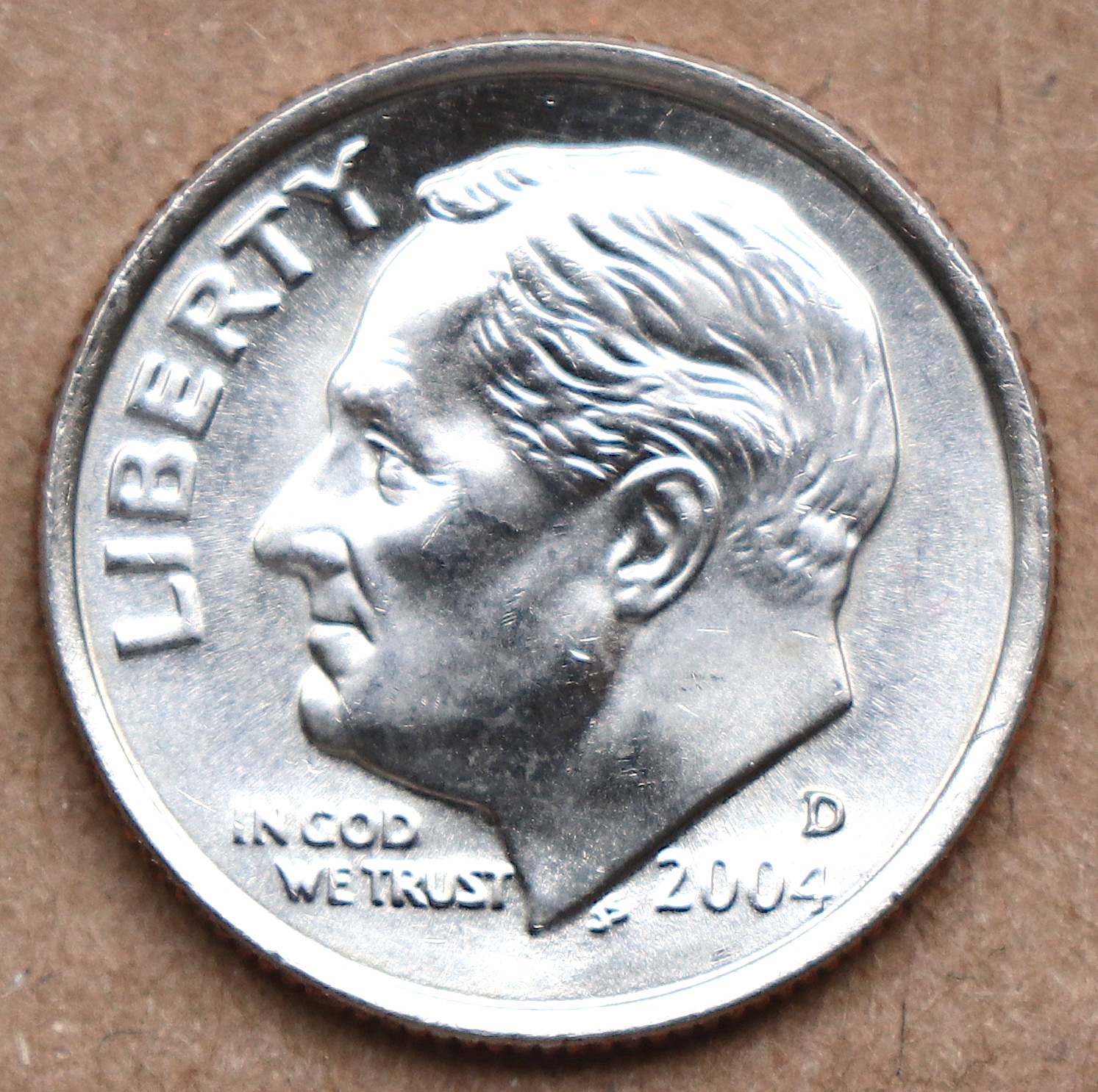 2004 D Roosevelt Dime BU