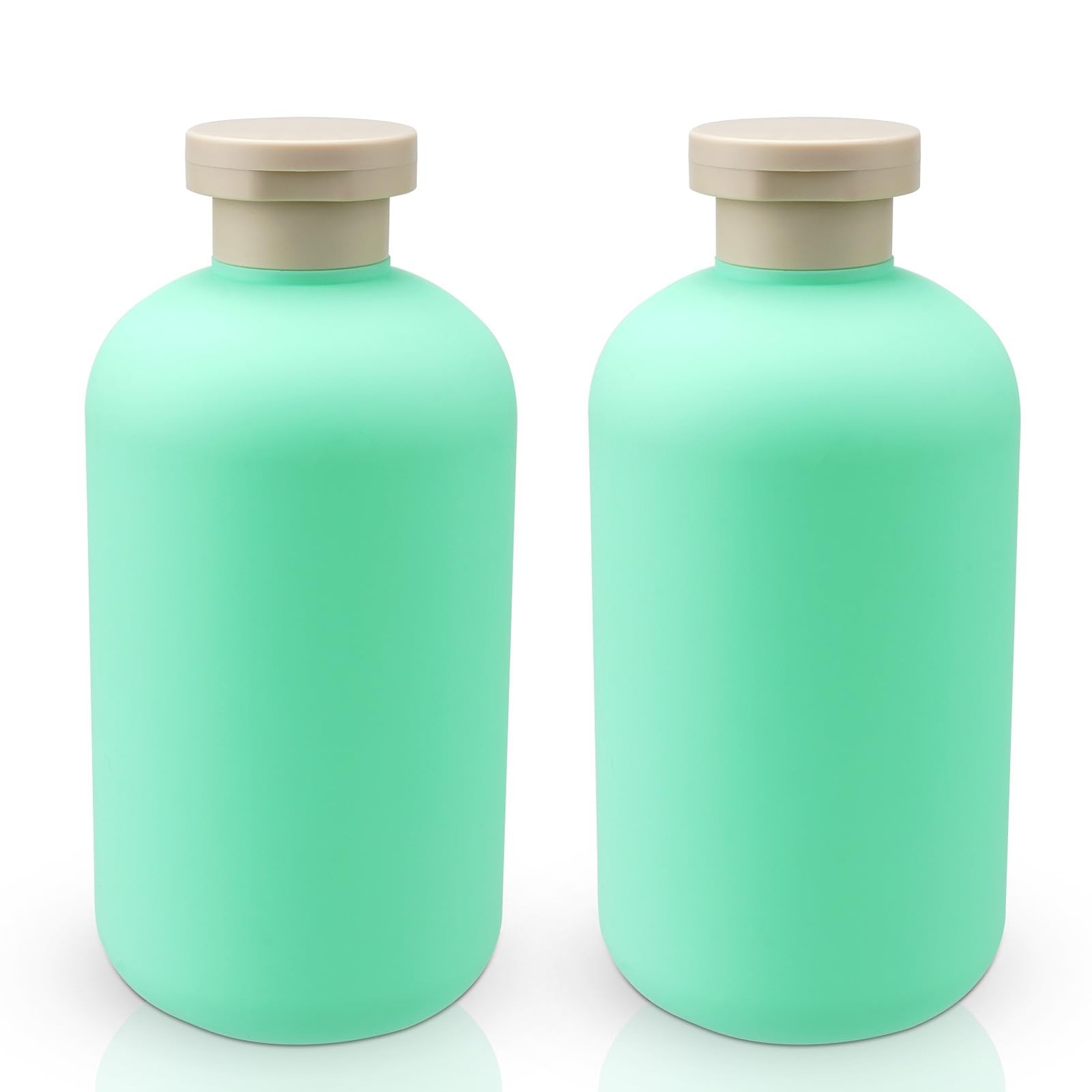 2 Pack Travel Bottles, 16.9oz, Shampoo, Conditioner, Toiletries, Refillable