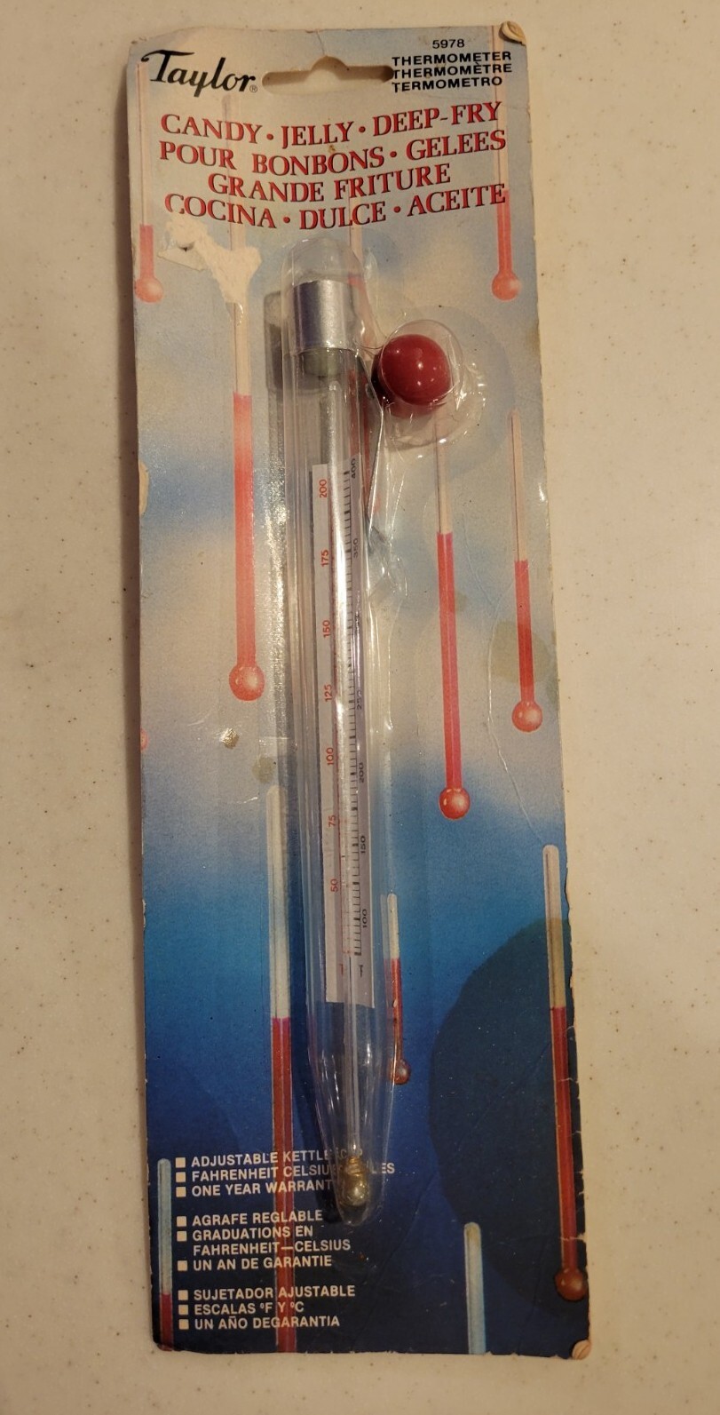taylor candy and jelly, Deep Fry thermometer Model # 5978