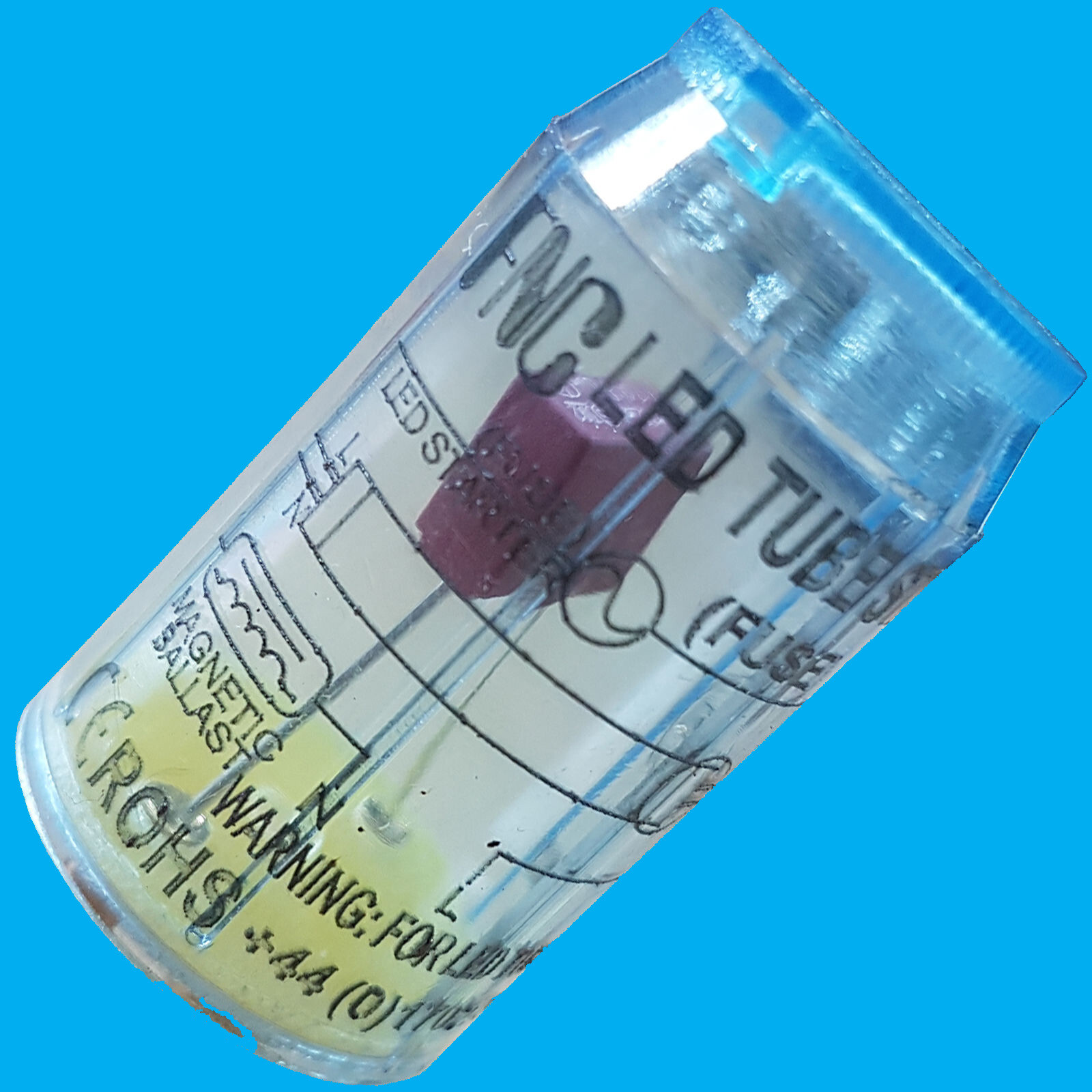2x LED Starter Easily Convert to led Tubes, Replaces Fluorescent Fitting starter