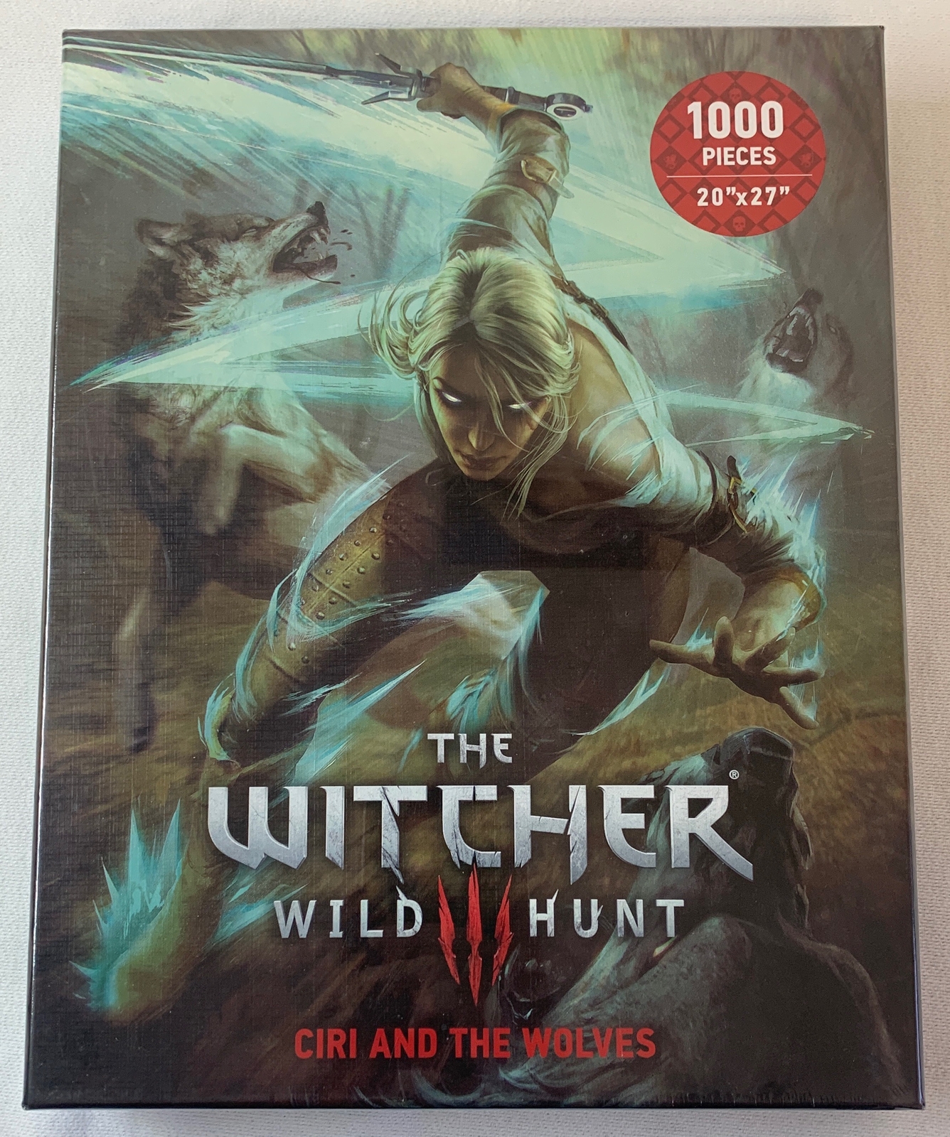 THE WITCHER WILD HUNT Ciri And The Wolves ~ SEALED 1000 PIECE PUZZLE
