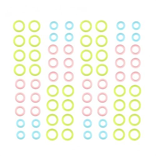 240 Pcs Knitting Markers Rings,Knitting Stitch Marker, O-Rings 4 Colors/240Pcs