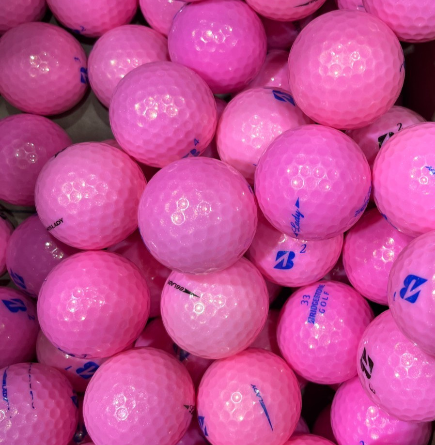 Bridgestone Lady Pink Mix AAAA Near Mint 24 Used Golf Balls 4A