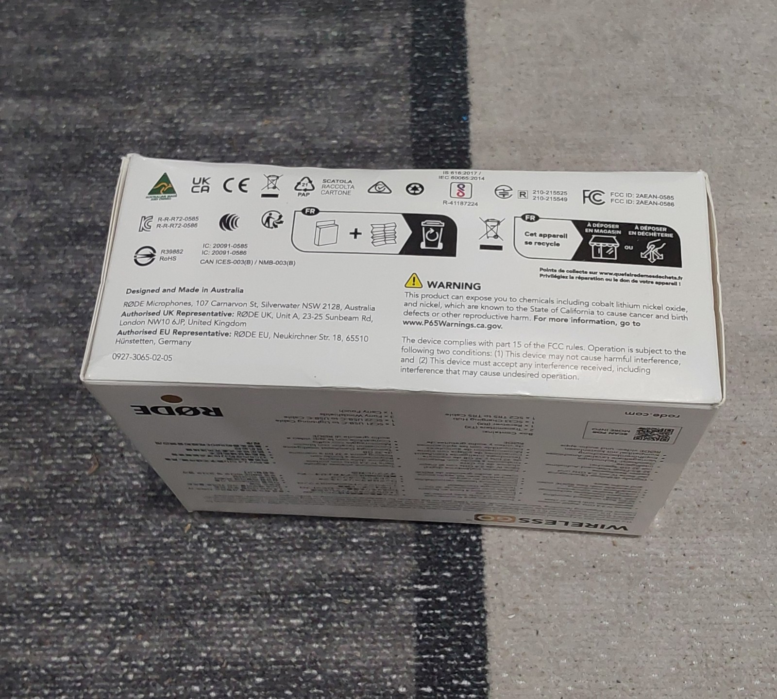 RODE Wireless GO Gen 3 Compact Wireless Microphone System (gen 3) NEW C1