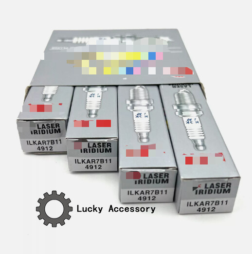 4Pcs Spark Plug Iridium NGK 4912 ILKAR7B11 For Corolla Scion Prius 1.8L