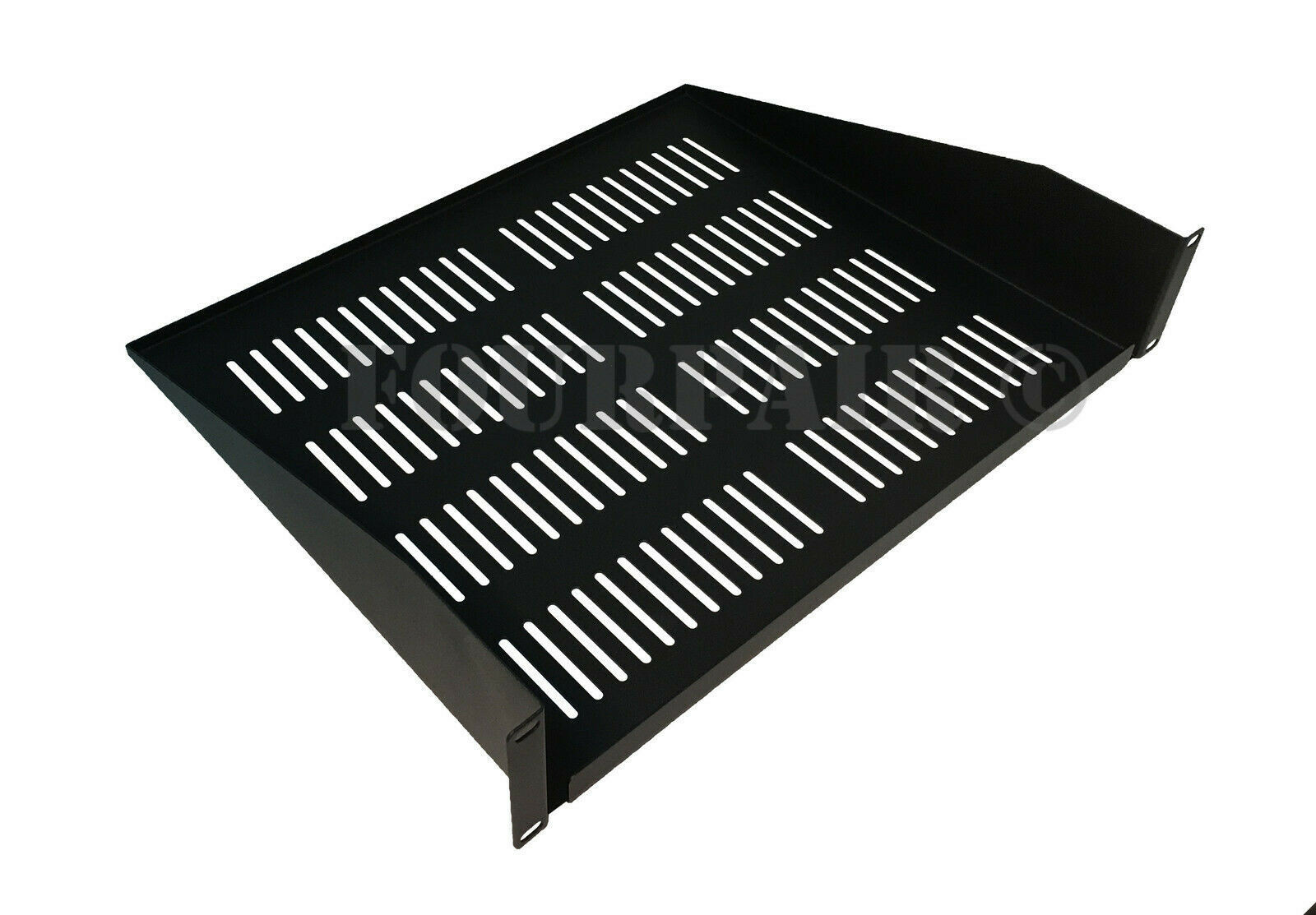 4 Pack - 19" 2U Cantilever Data Server Network Rack Mount Vented Shelf 15" Deep