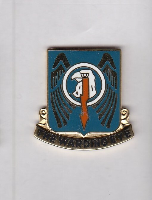 US Army 501st Aviation Regiment crest DUI badge c/b clutchback V-21