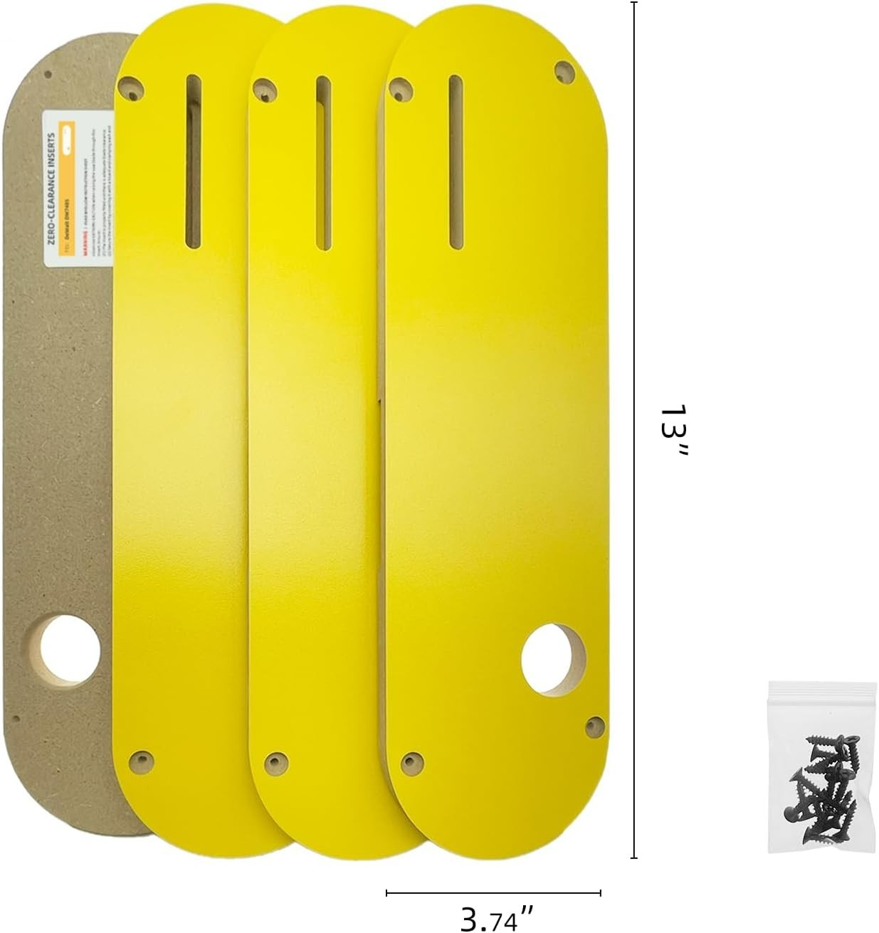 Zero Clearance Inserts Compatible with Dewalt DWE7485 with Riving Knife Slot, Pr