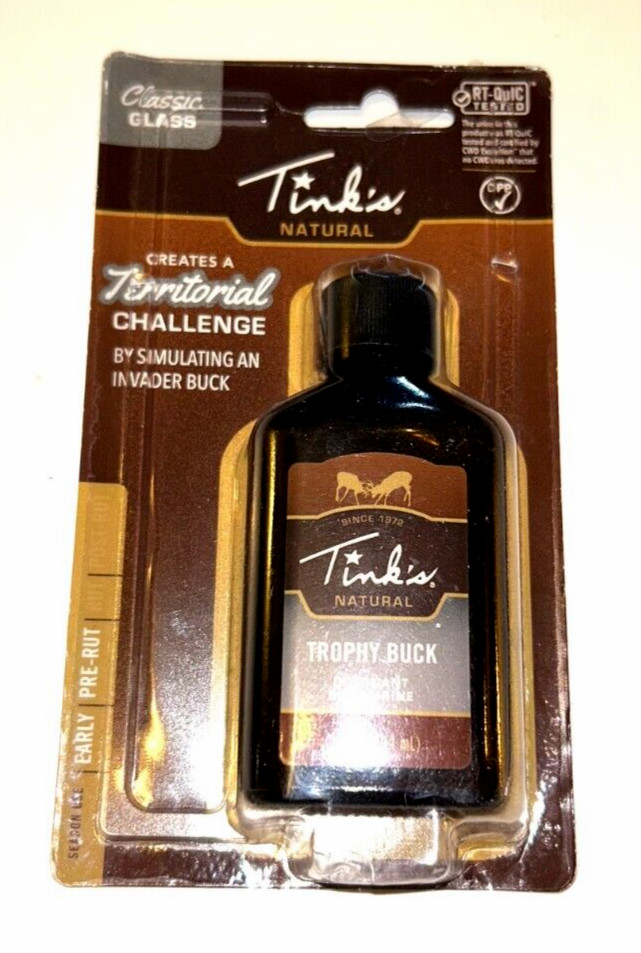 Tink's Trophy Buck Dominant Buck Urine 2 FL oz New USA