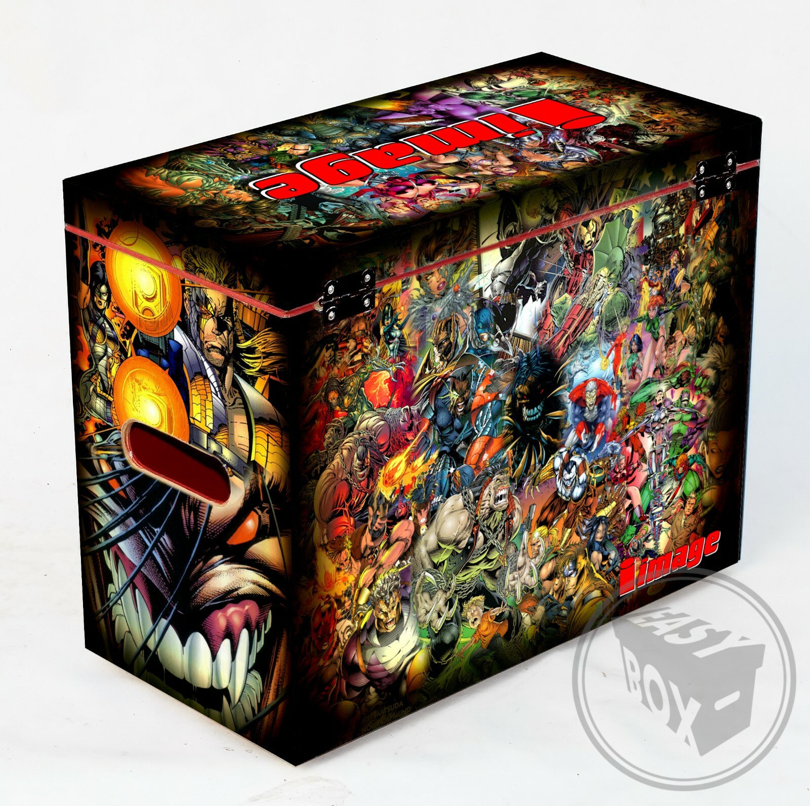 Image Comics 90s - Large Comic Book Hard Box Chest MDF