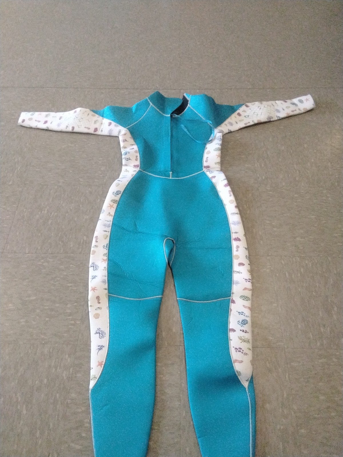 Divermon Teal Steamer 4mm Wetsuit