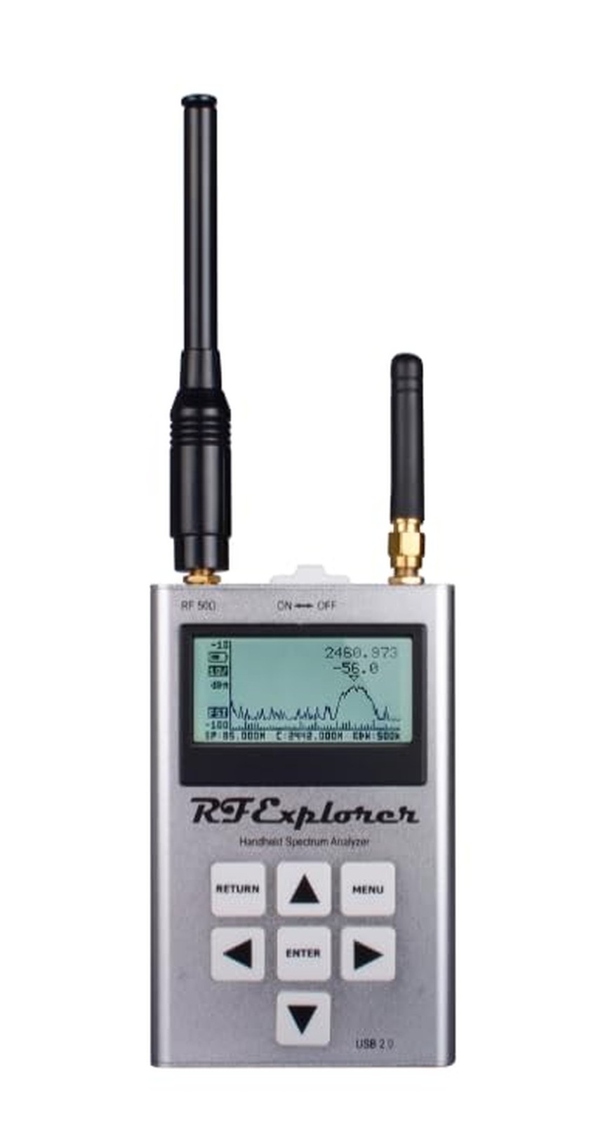 RF Explorer Spectrum Analyzer ISM Combo - Handheld Frequency Analyzer for Ham...