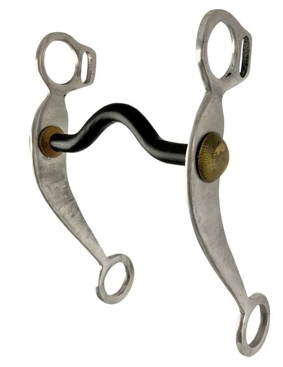 Showman Aluminum Bit w/ Sweet Iron Port Mouth