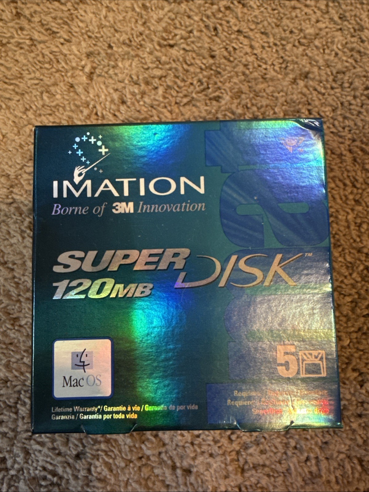 Imation 120mb Super Disk 5 Pack Mac OS