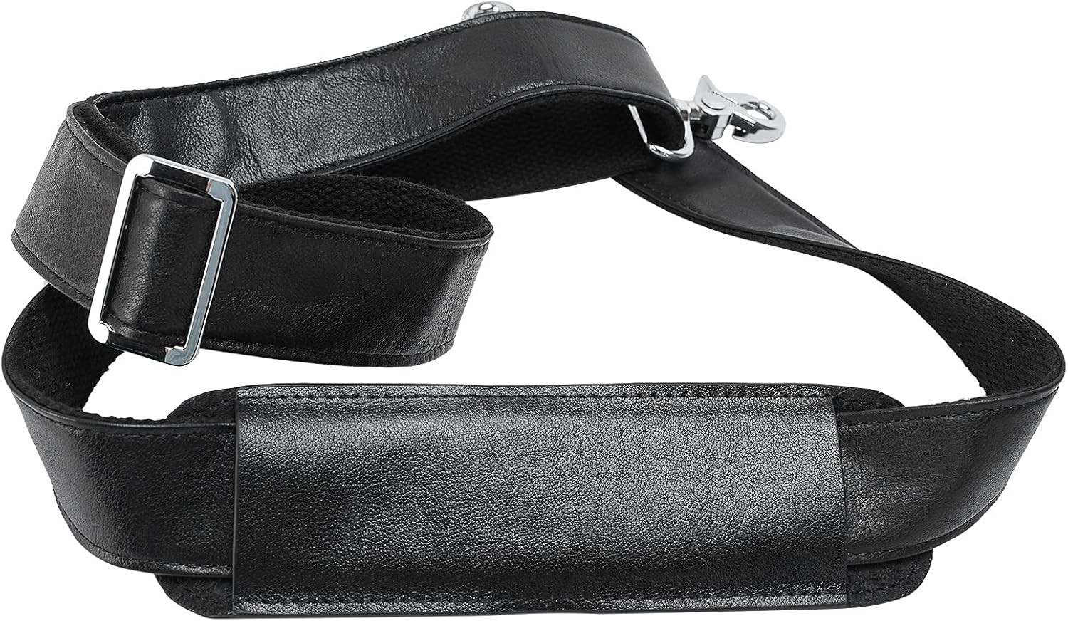 Full Grain Leather Shoulder Strap - Replacement Bag Straps for Laptop Briefcase