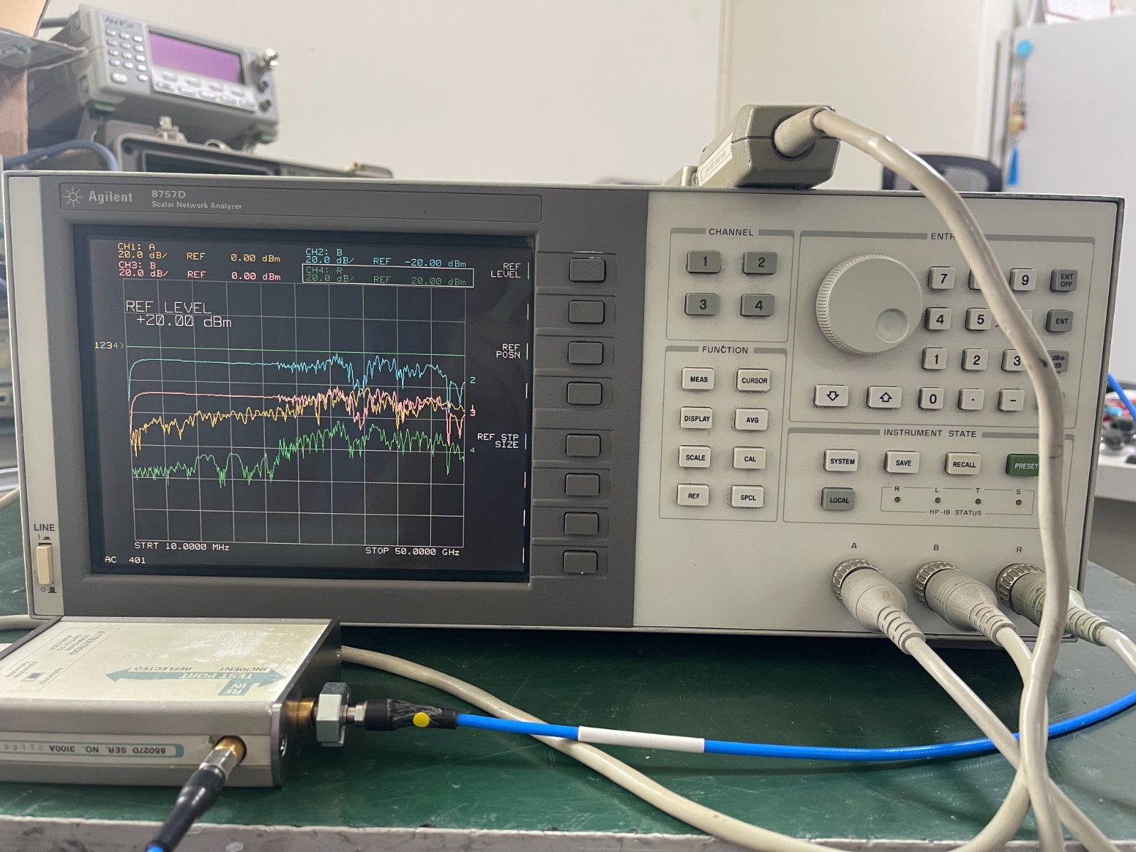 Agilent 8757D Scalar Network Analyzer 10MHz - 110GHz _4047A07719