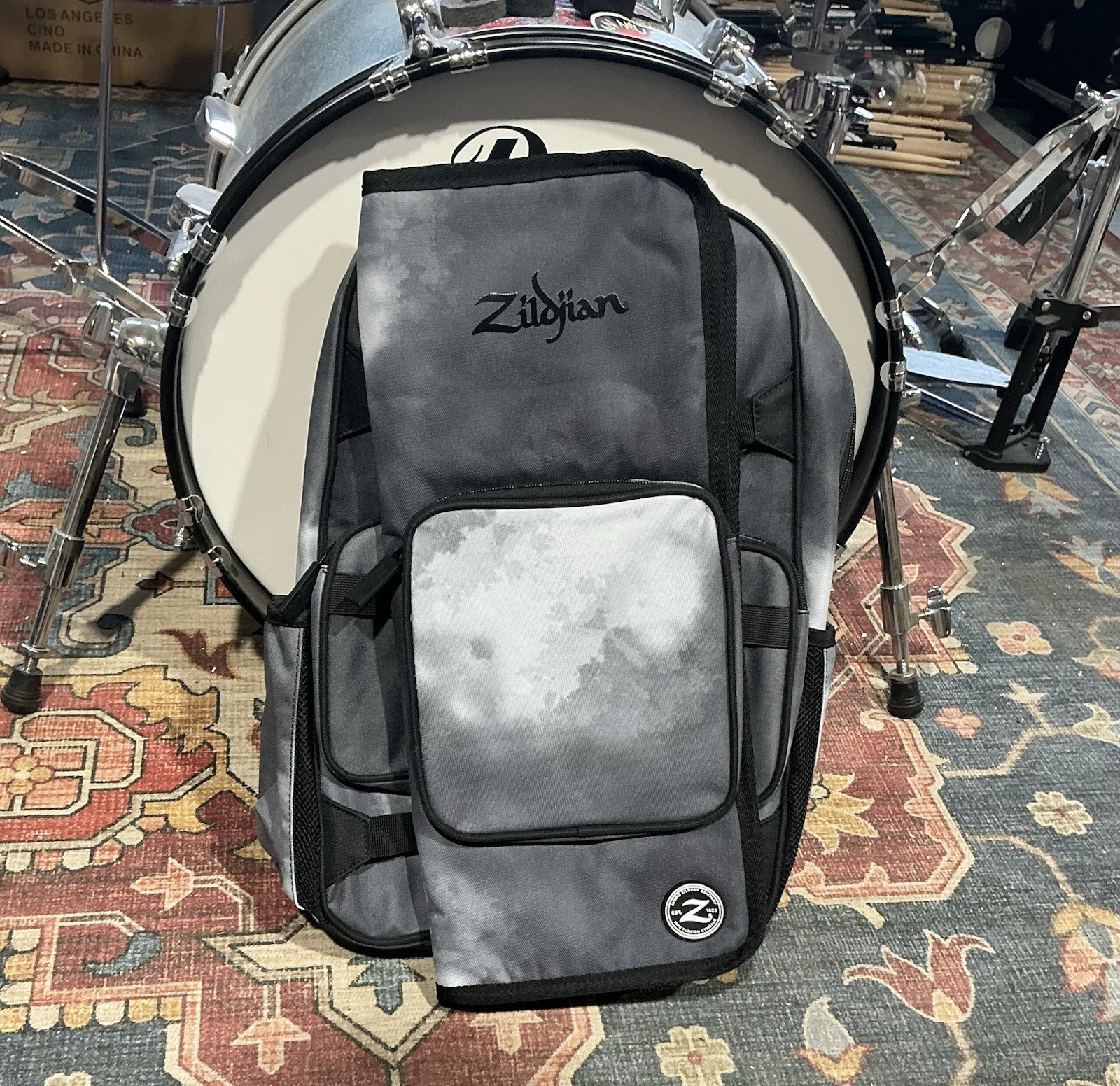 Zildjian Student Backpack and Stick Bag - Black Rain Cloud