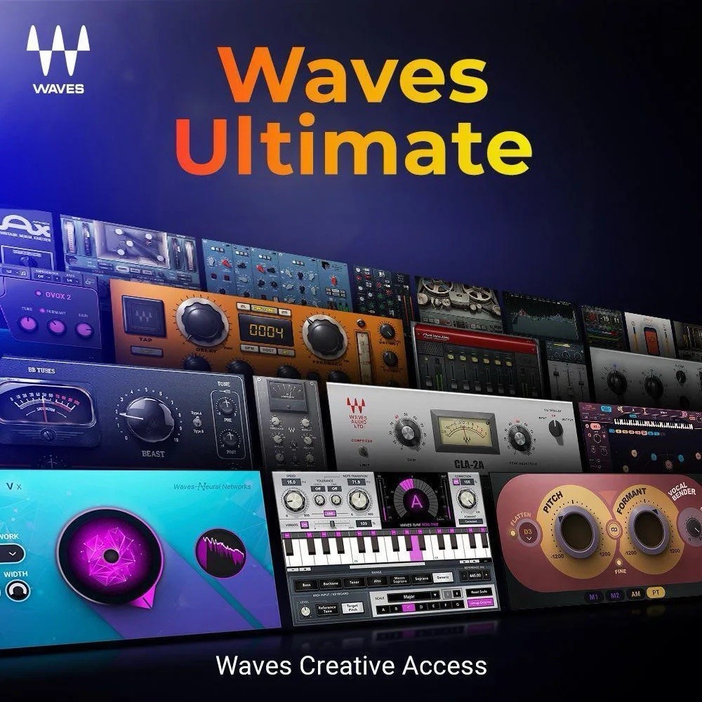 Waves Ultimate Audio Software Subscription Digital Download Mac/Windows