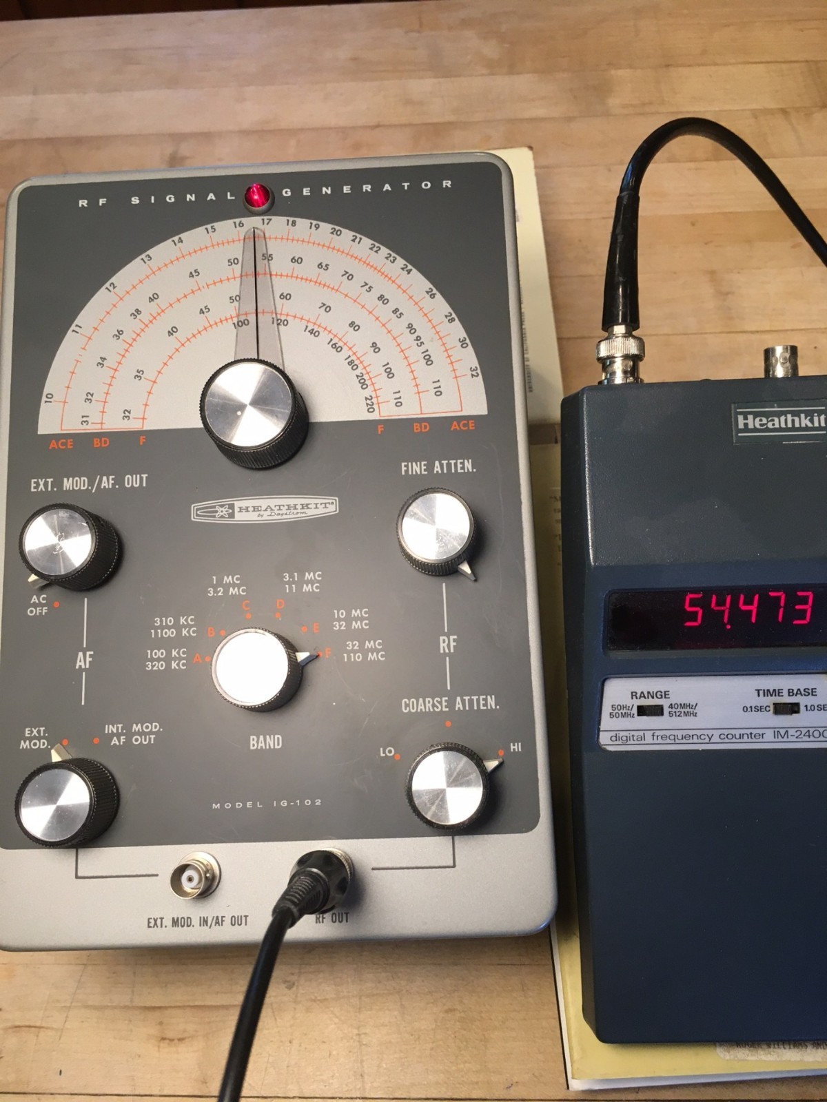 Heathkit IG-102 RF Signal Generator - Working -Final Price Reduction