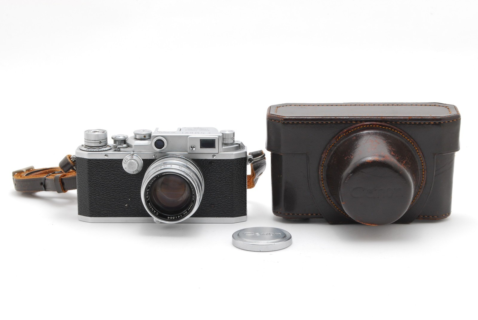 [EXC+5 w/Case] Canon IID Rangefinder Film Camera 50mm f1.8 Lens L39 from JAPAN