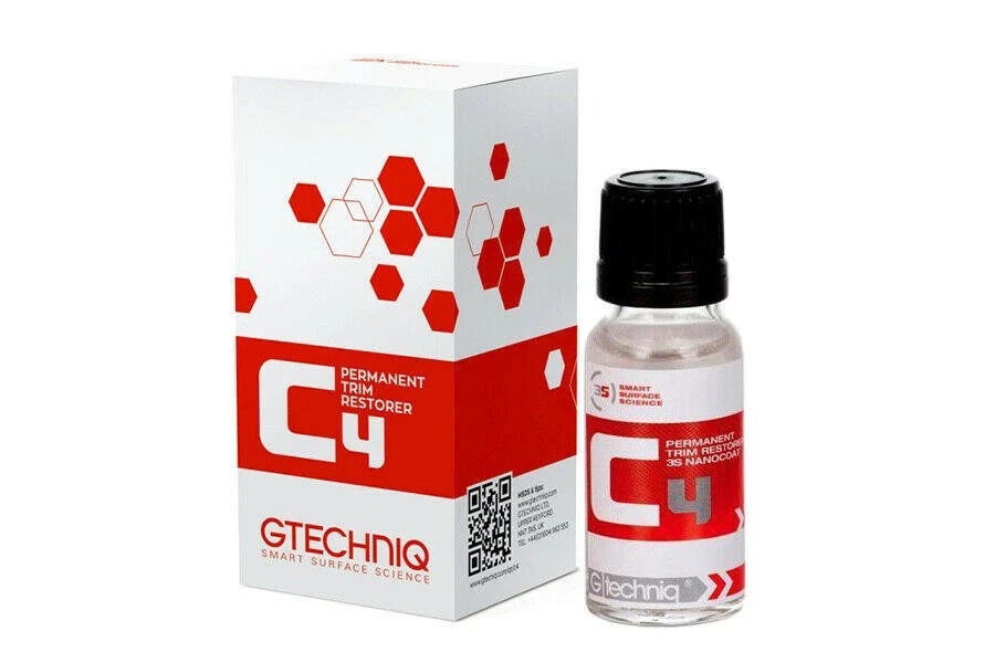 Gtechniq C4 Permanent Trim Restorer & Protective Ceramic Coating 15ml