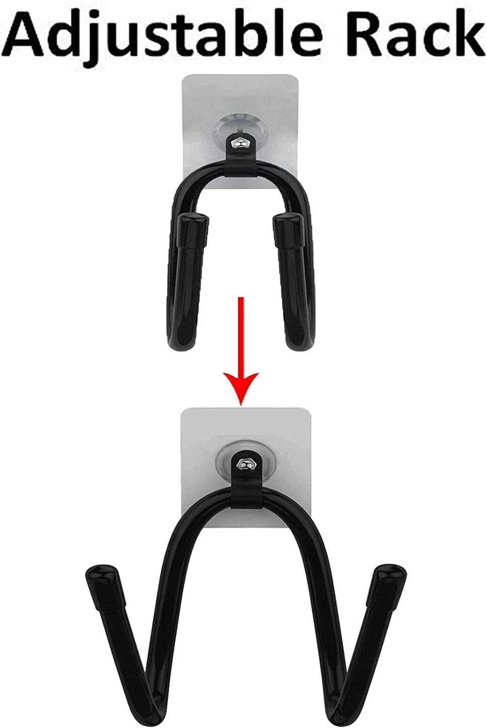 Pmsanzay 3 Pack Universal Self-Adhesive Game Controller Wall Mount Black