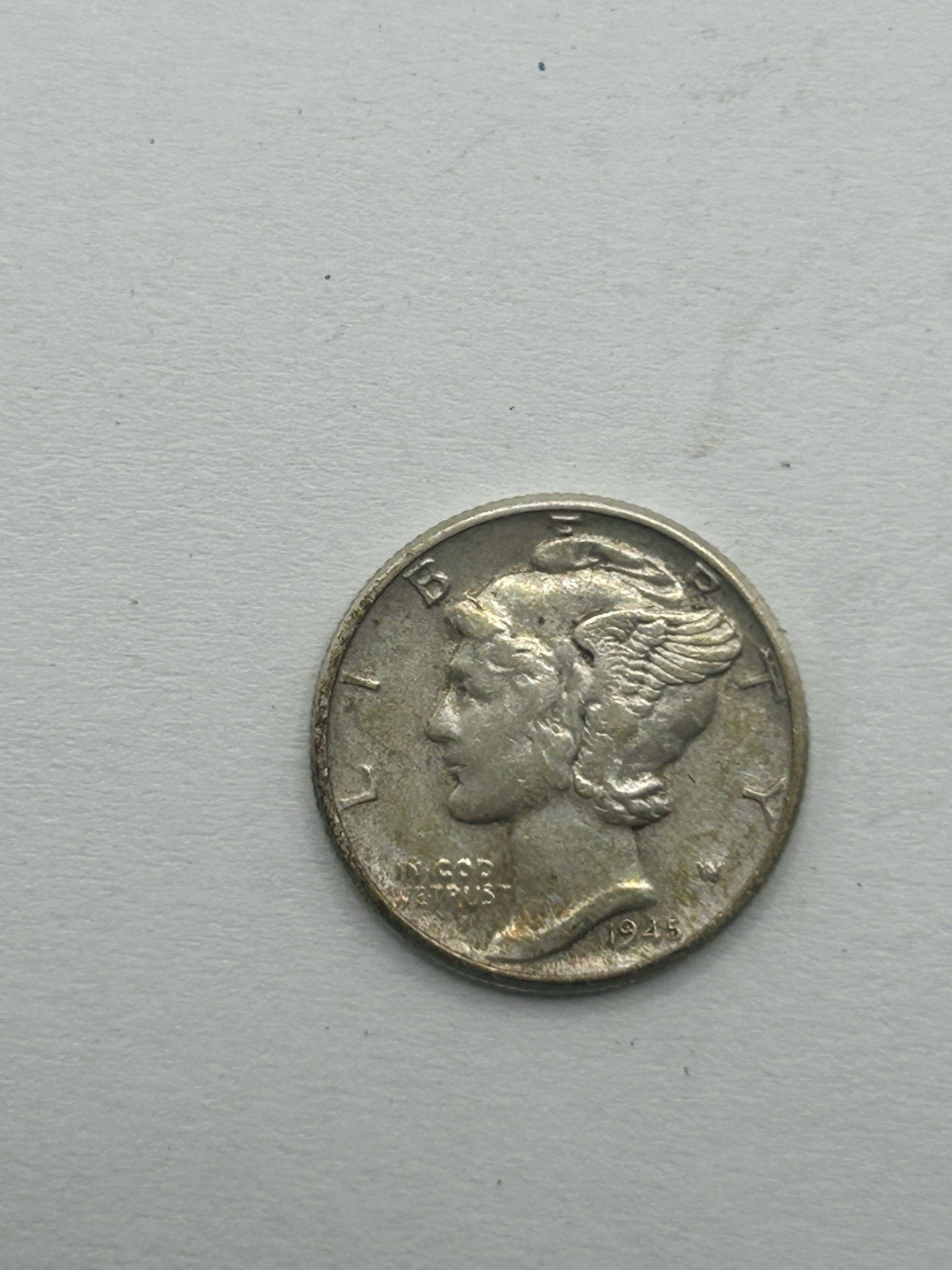 1945 Mercury Dime XF